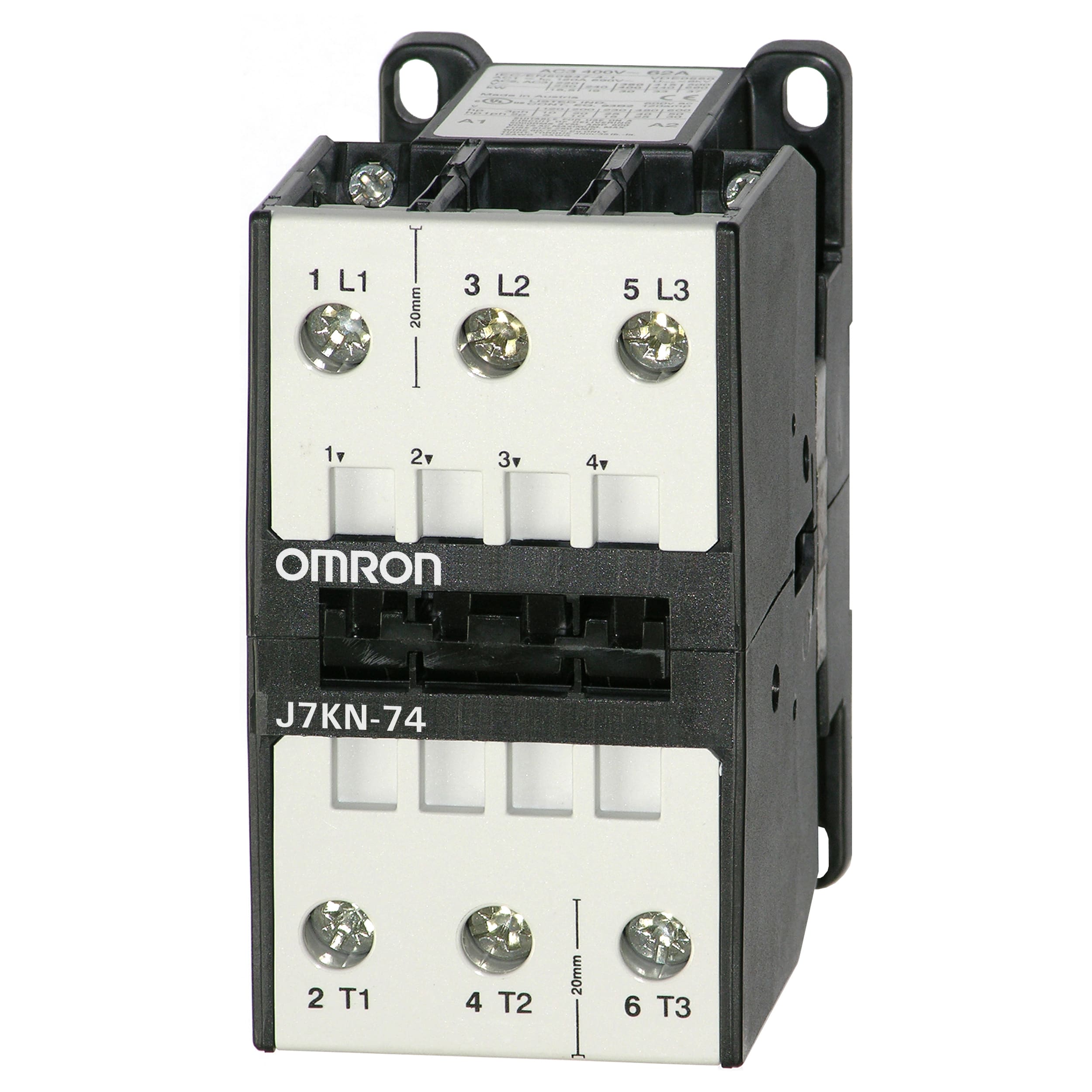 OMRON ELECTRONICS - teleruttore di potenza 37 kW 74 A alimentazione 24 V c.c.