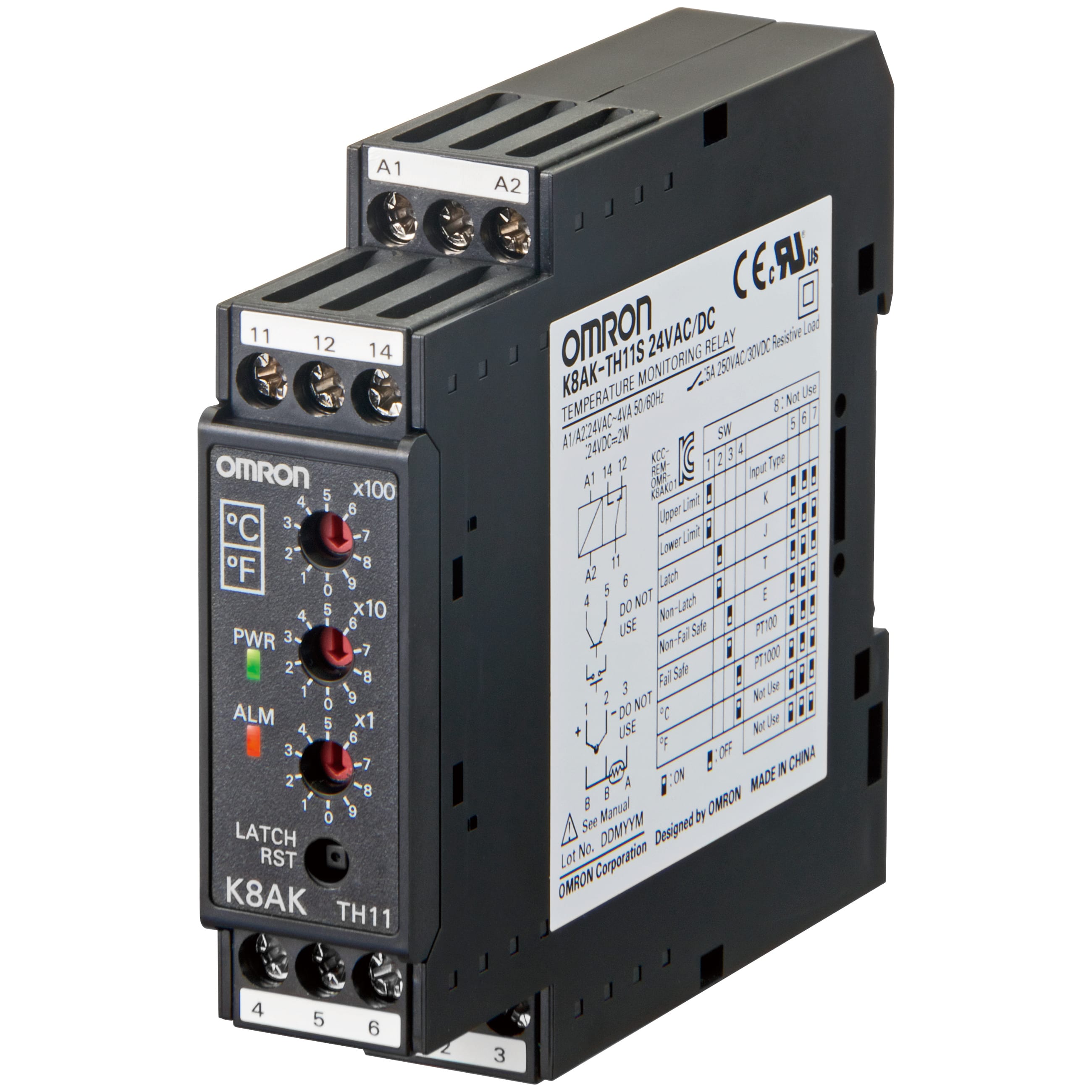 OMRON ELECTRONICS - termoregola-RelContrtermocPT100.0999°C°F