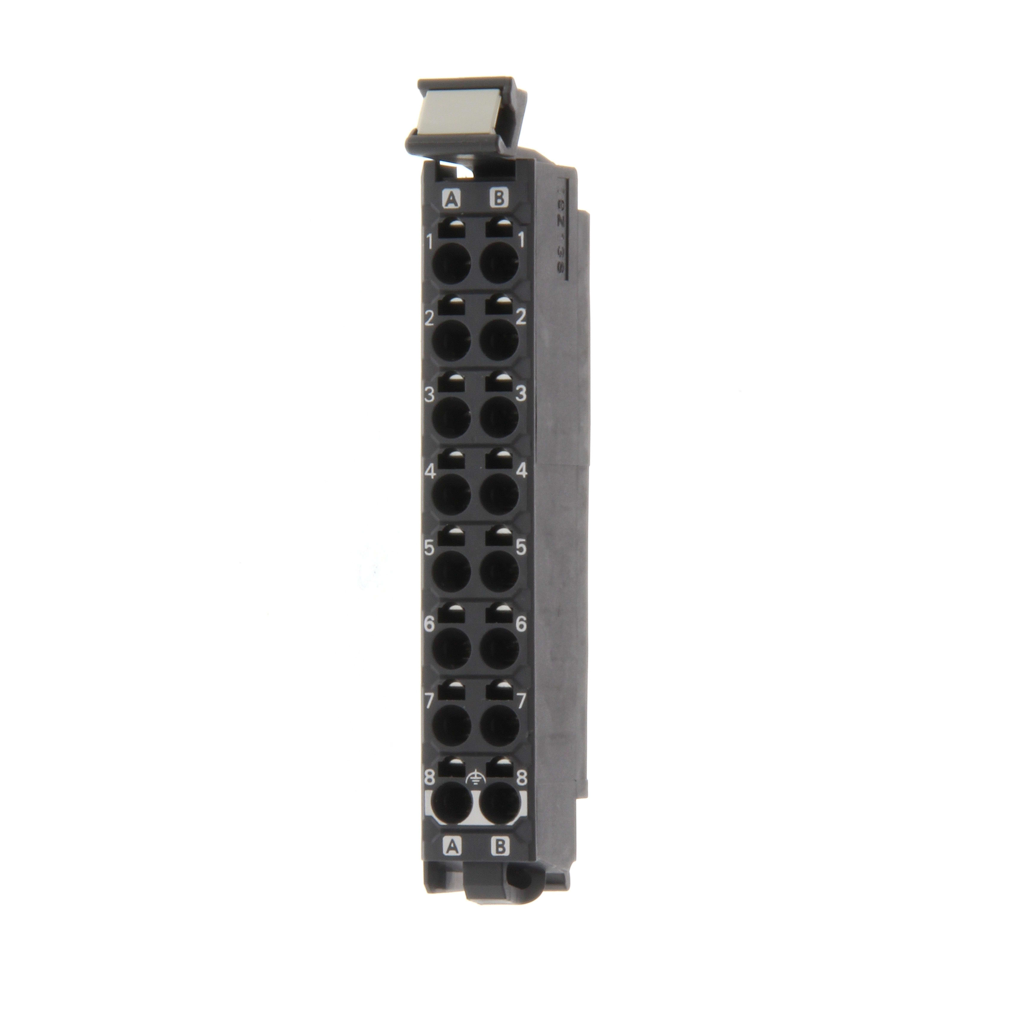 OMRON ELECTRONICS - Morsettiera ricambio NX16 terminali. Serie NX connettore frontale 16 terminali etichettati A B FG.