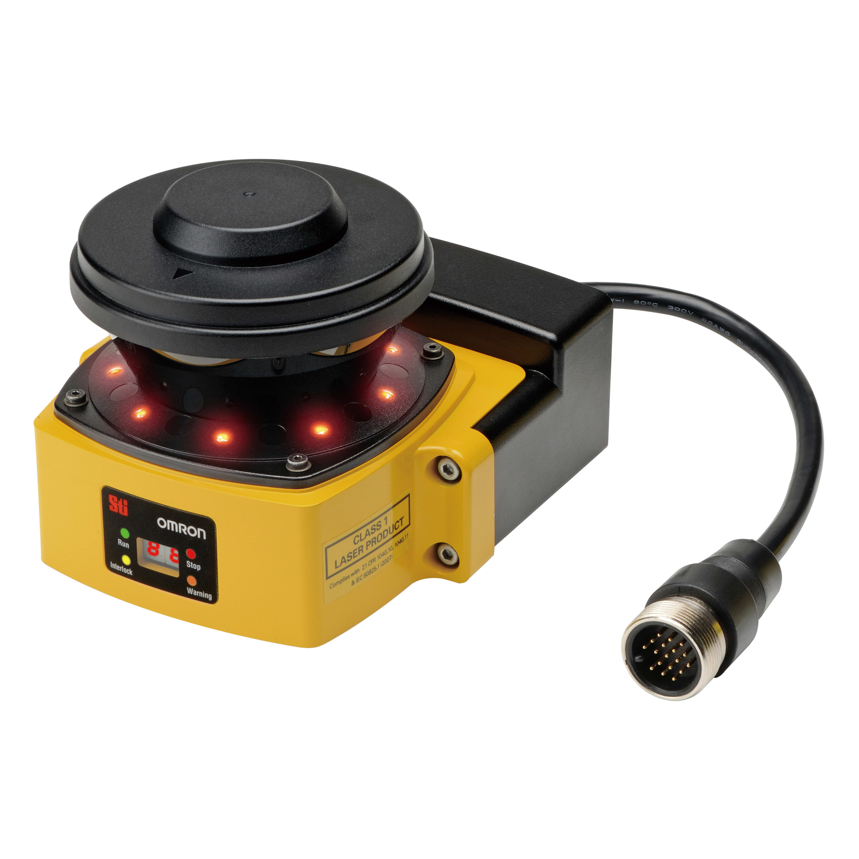 OMRON ELECTRONICS - Laser scanner,3m,Allarme10m,cavo post.E/IP