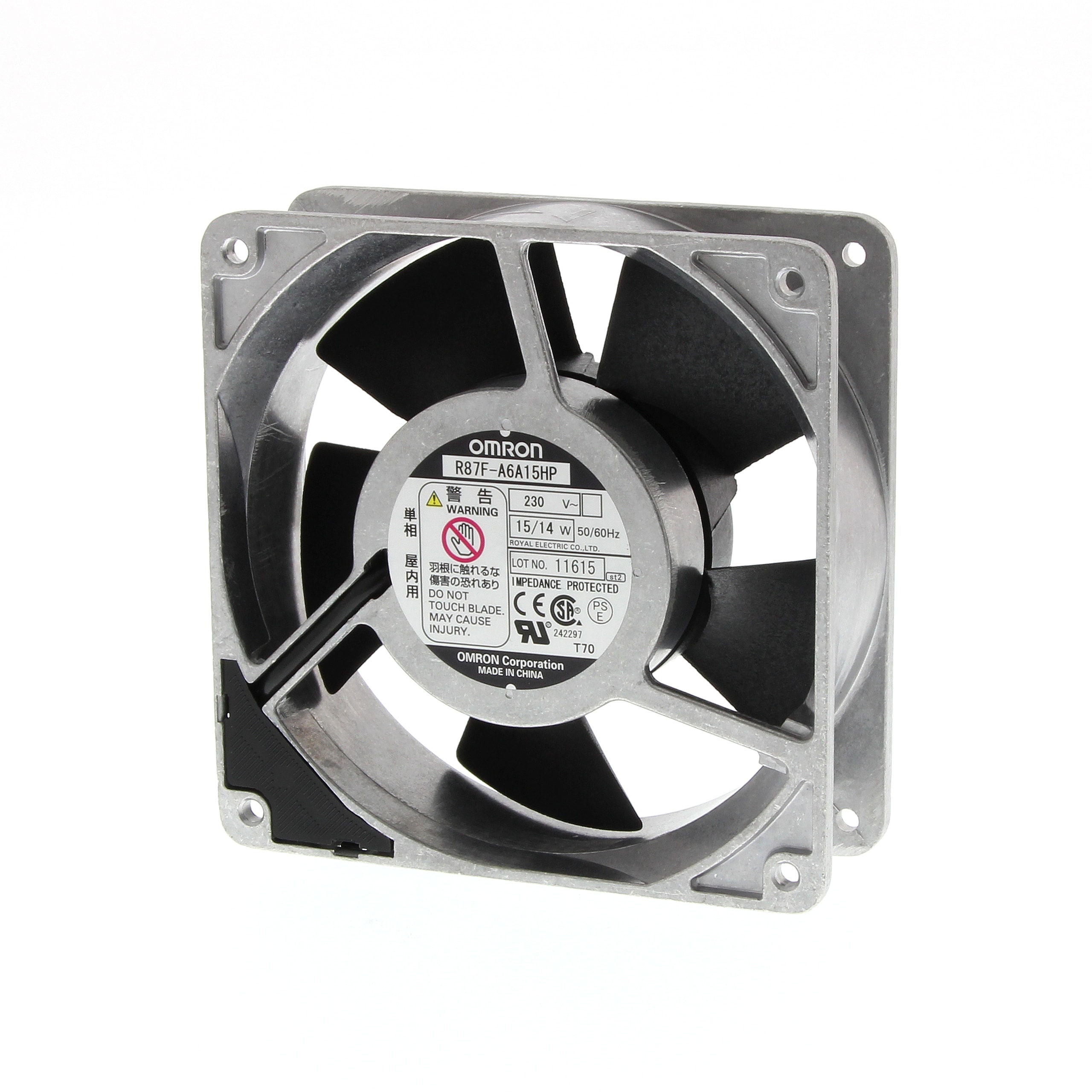 OMRON ELECTRONICS - AC AXIAL-FLOW FAN, PLASTIC BLADE, 230 VA R87FA6A15HP