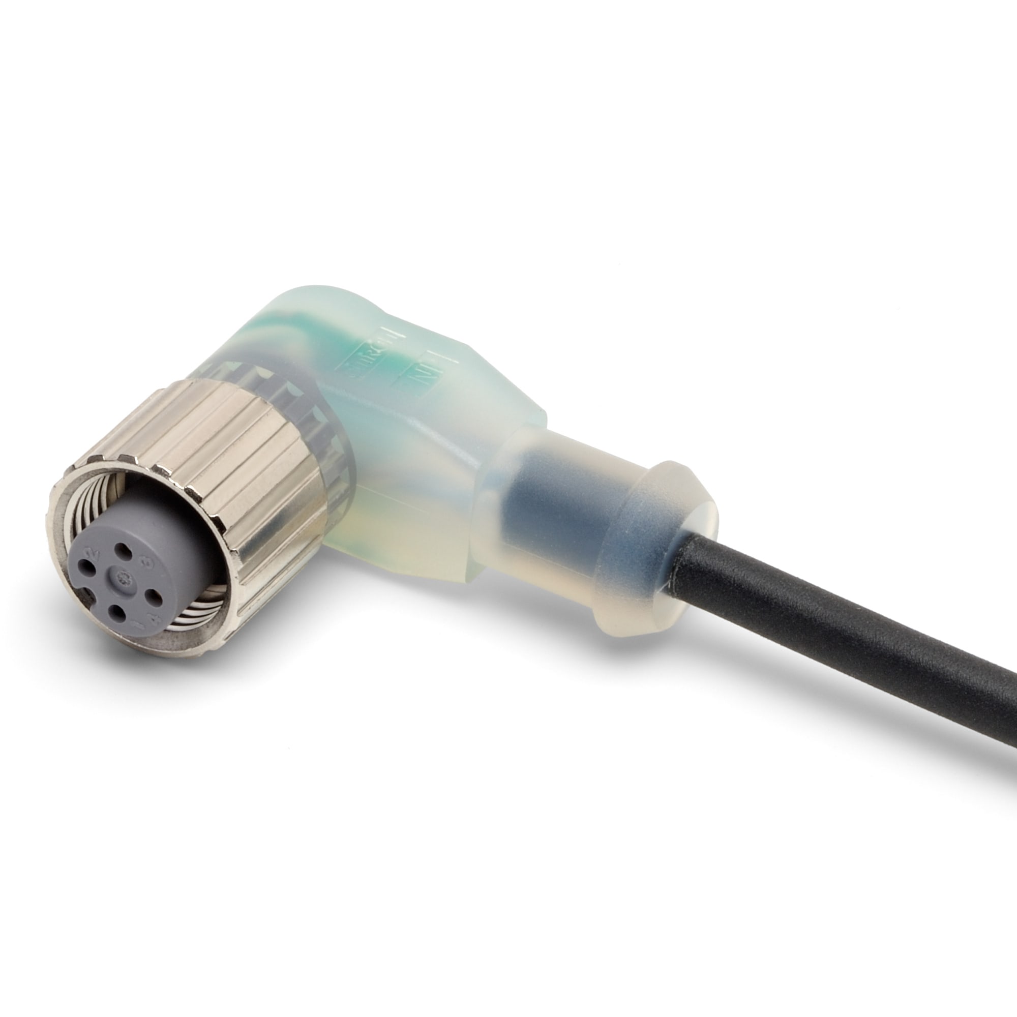 OMRON ELECTRONICS - proximity-conn.femm.M12 ang.4fili PVC10mled