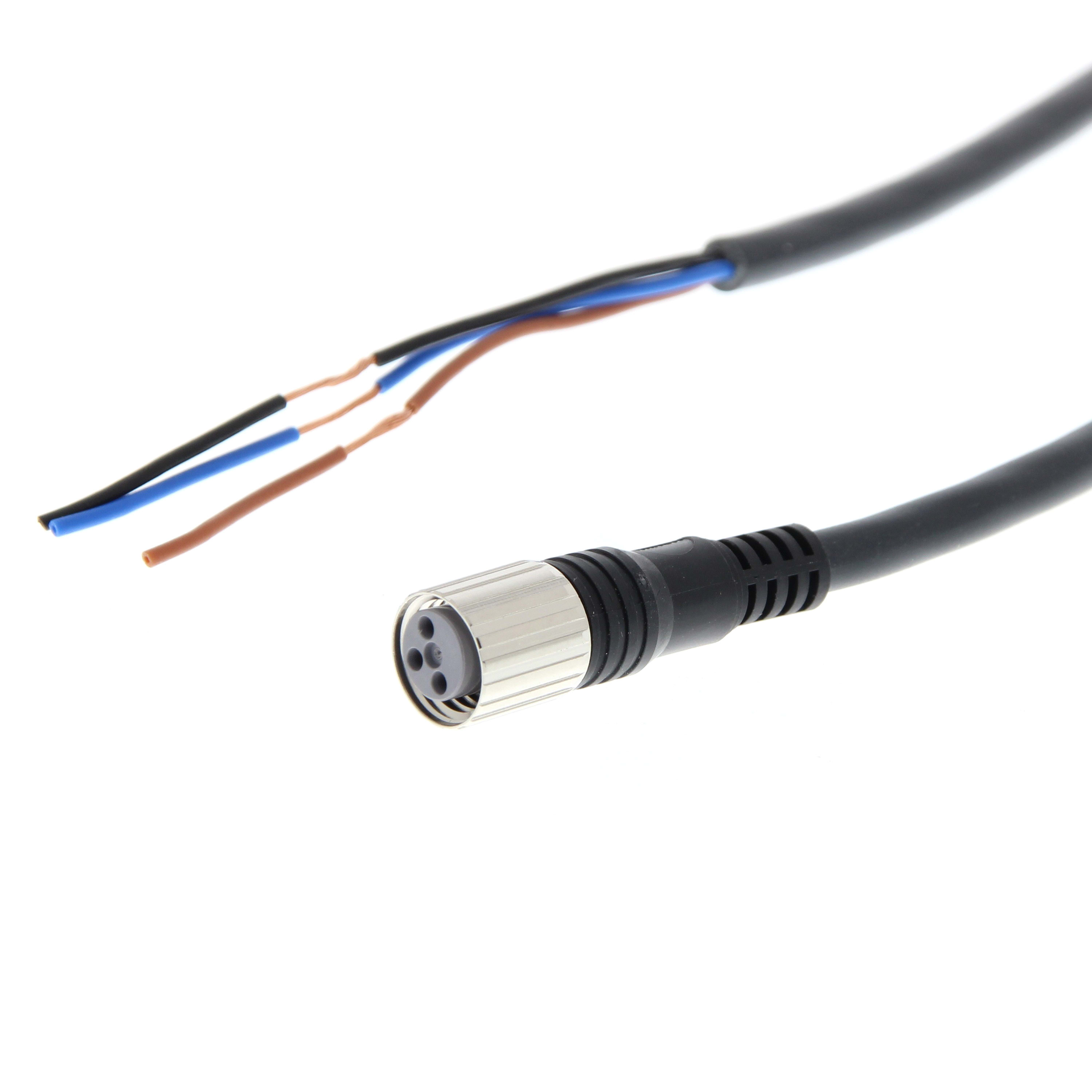 OMRON ELECTRONICS - Connettore femmina per sensore. M8. PVC. 3
