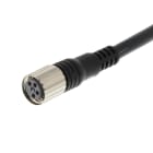 OMRON ELECTRONICS - proximity accessori sensori connettori femmina m8 assiali precablati 4 fili pvc 2 m