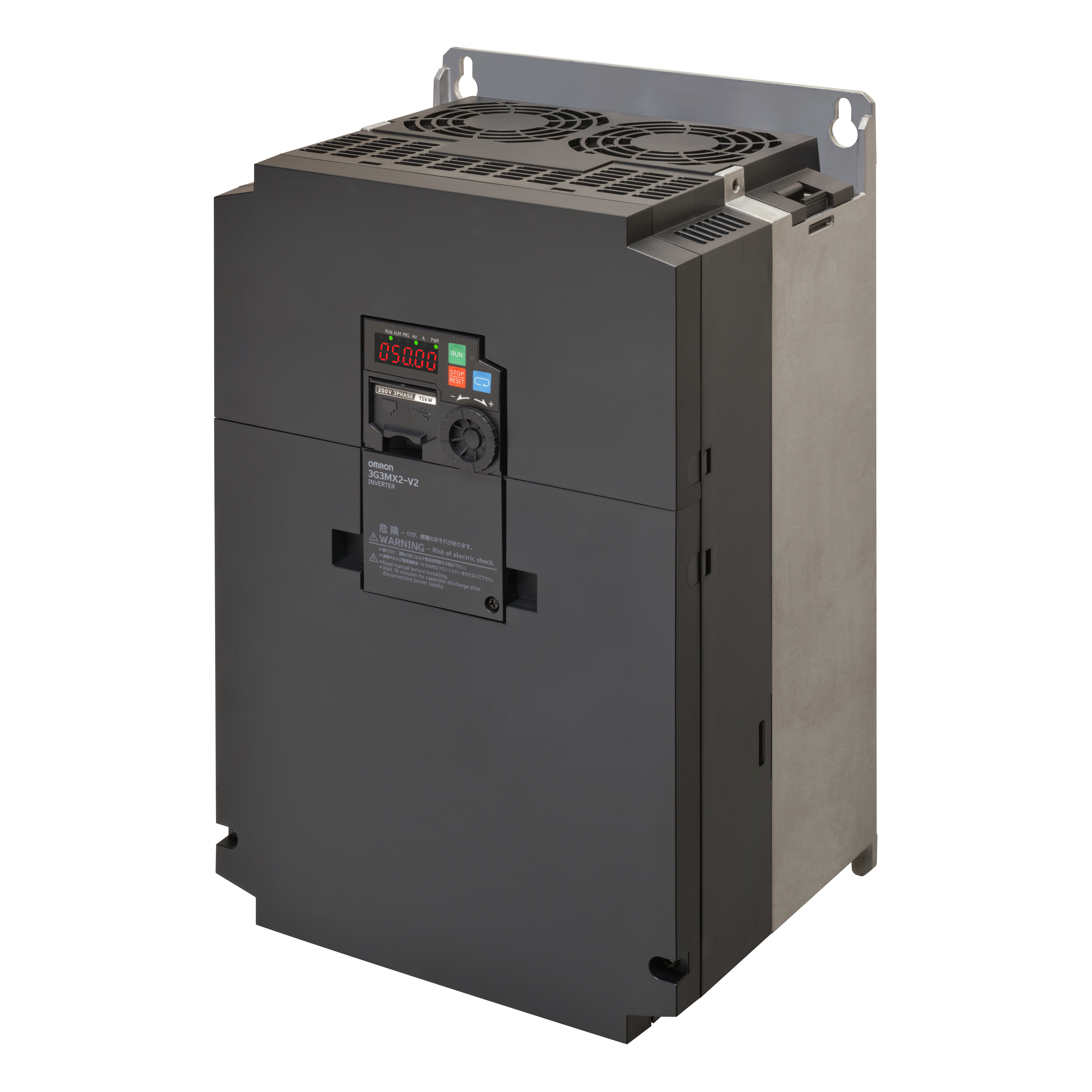 OMRON ELECTRONICS - inverter mx2 15 kW 60 A 220 V trifase modello vettoriale ad anello aperto 18,5 kW 69 A 200 Vc.a trifase