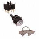 OMRON ELECTRONICS - Selettore completo, rotondo, a chiave, 2 ta