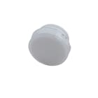 OMRON ELECTRONICS - Copritasto rotondo bianco per lampada ad incandescenza, LED e pulsante non luminoso, IP40.