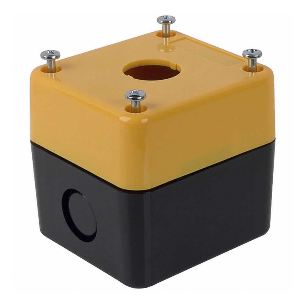 OMRON ELECTRONICS - pulsante- Acc.Ø22mm Pulsantiera 1forogialla