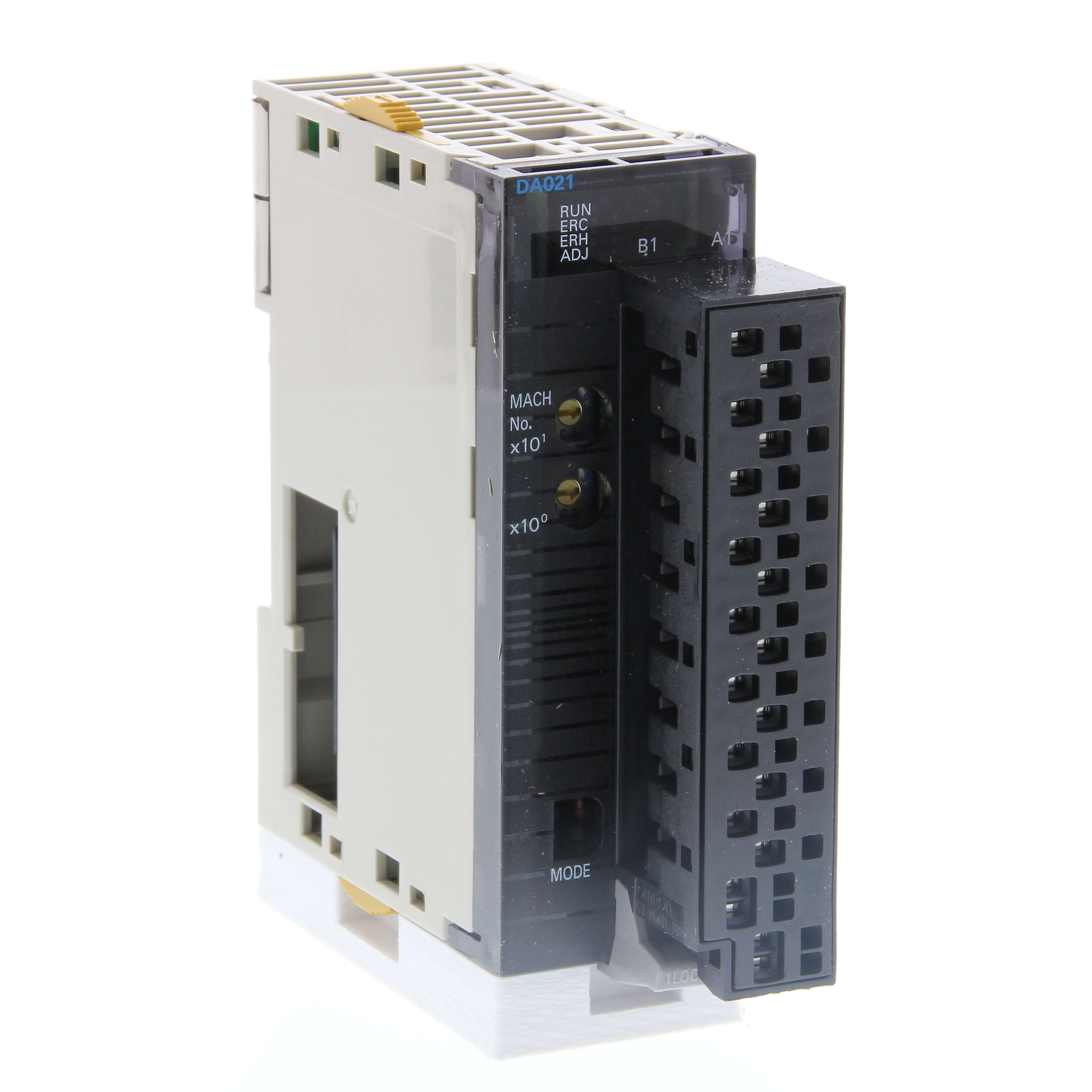 OMRON ELECTRONICS - plc modulo 2ao v. i. a molla con moduli di uscita analogica 2 punti e terminali a molla
