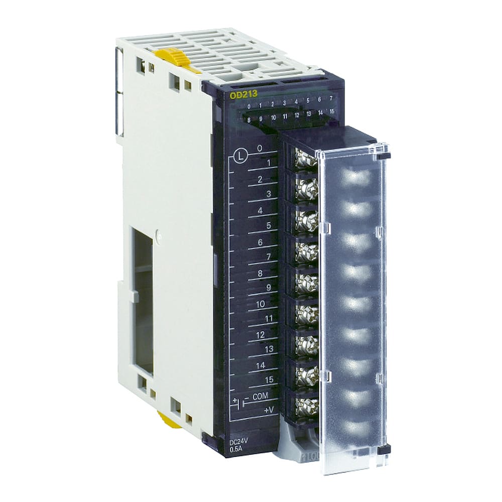 OMRON ELECTRONICS - Modulo plc 16DO TR NPN veloci, moduli di uscita a transistor NPN, 16 punti, alta velocità.