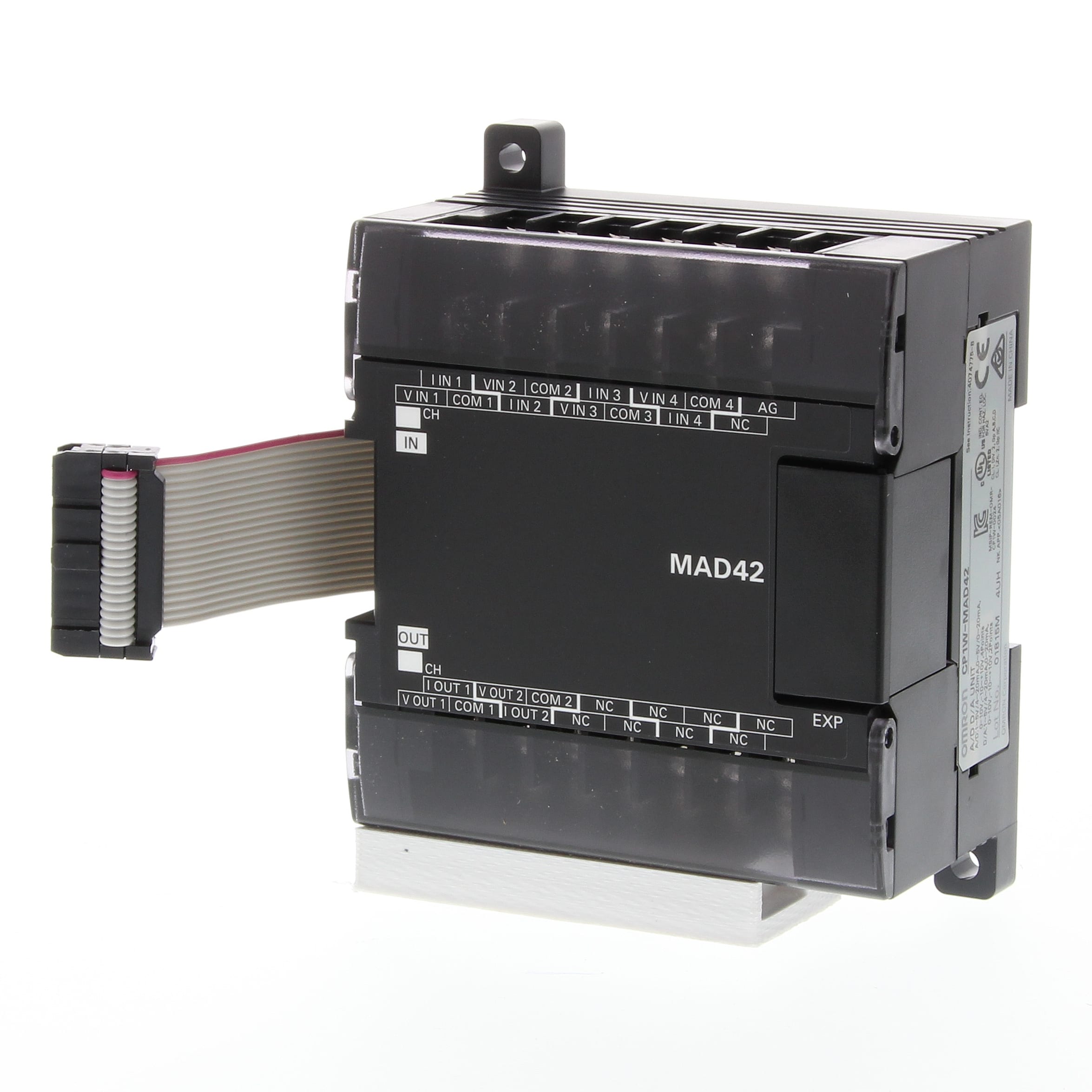 OMRON ELECTRONICS - Espansione plc 4 ingressi analogici e 2 uscite analogiche, risoluzione 12000 punti.