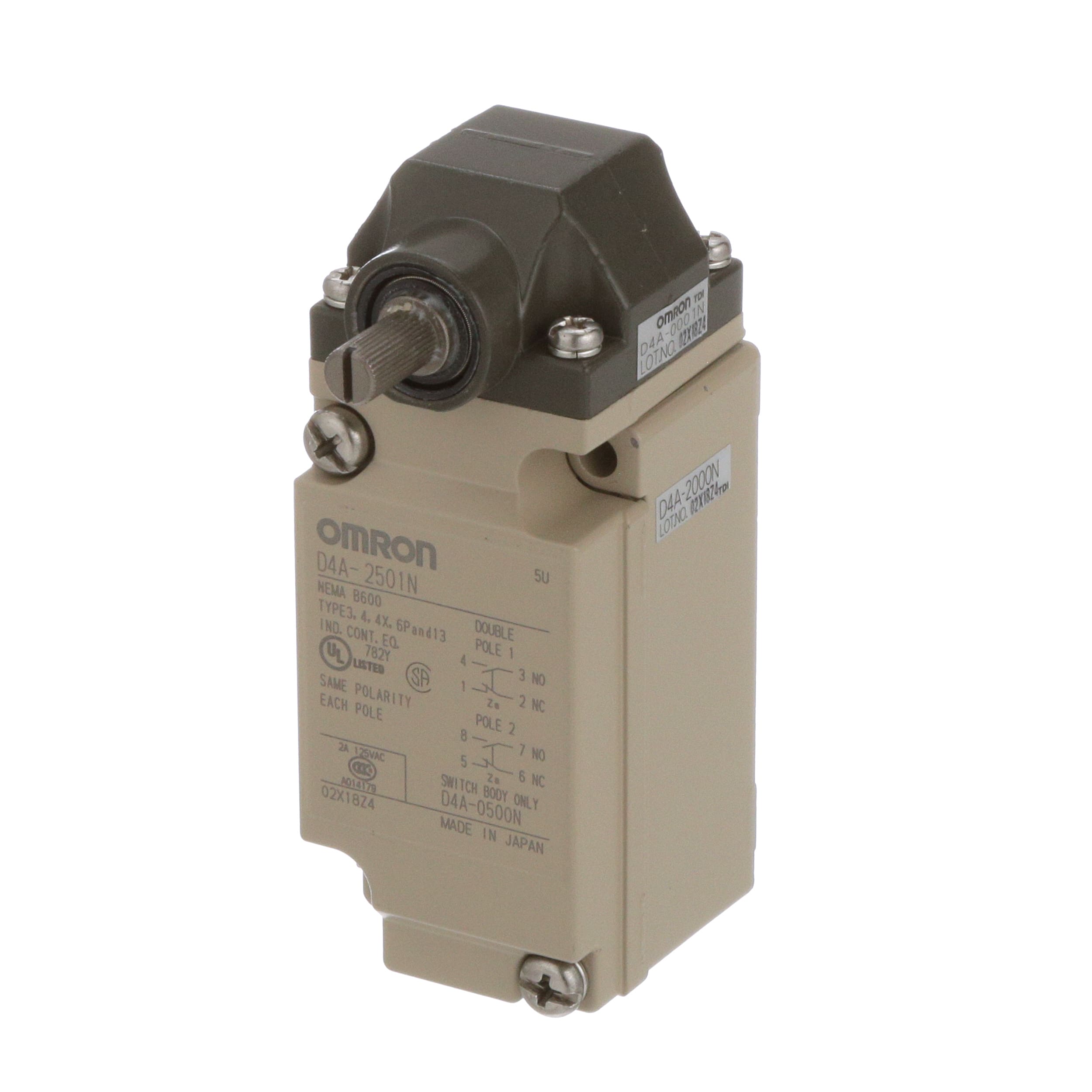 OMRON ELECTRONICS - finecorsa- Quadripolare a doppia interruzio