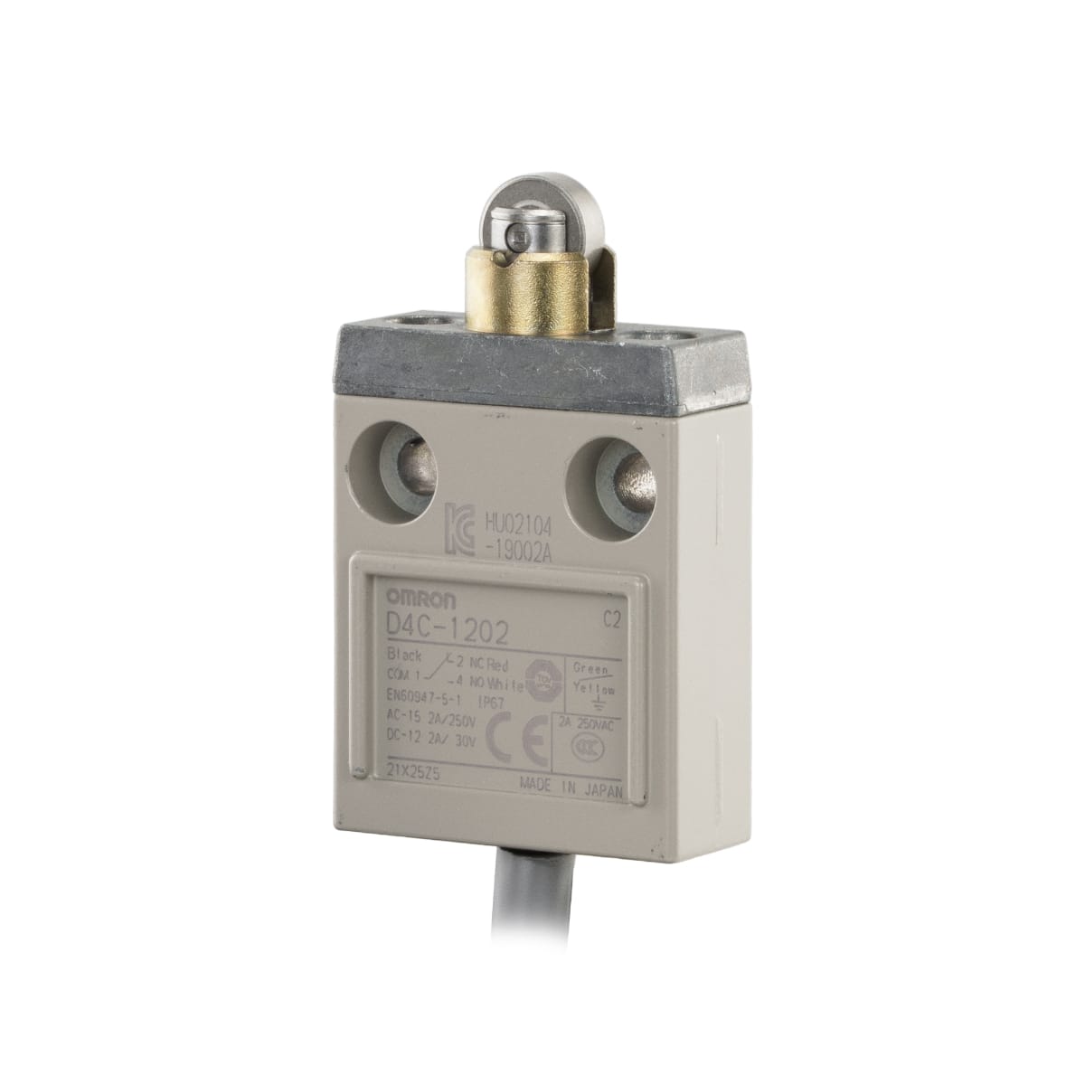 OMRON ELECTRONICS - FinecorsaD4C,1xSPDT 5A/250Vca,pul.rot.,3m