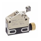 OMRON ELECTRONICS - Finecorsa con 1 contatto in sc. 5A/125Vc.a., azionamento leva e rotella, terminali a vite.