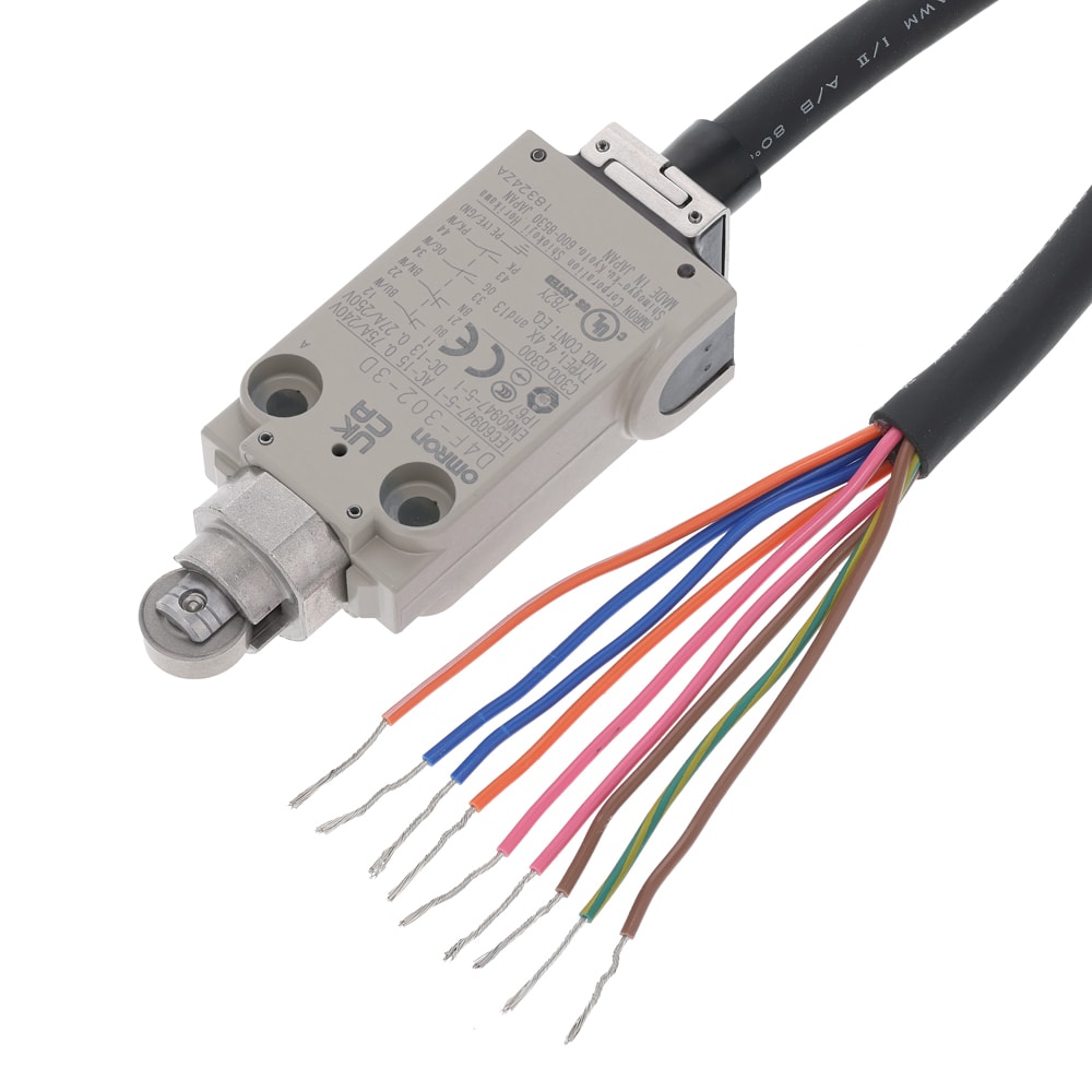 OMRON ELECTRONICS - FC,mecc,2NC+2NO,lento,PulsERot,cavo3m,Vert