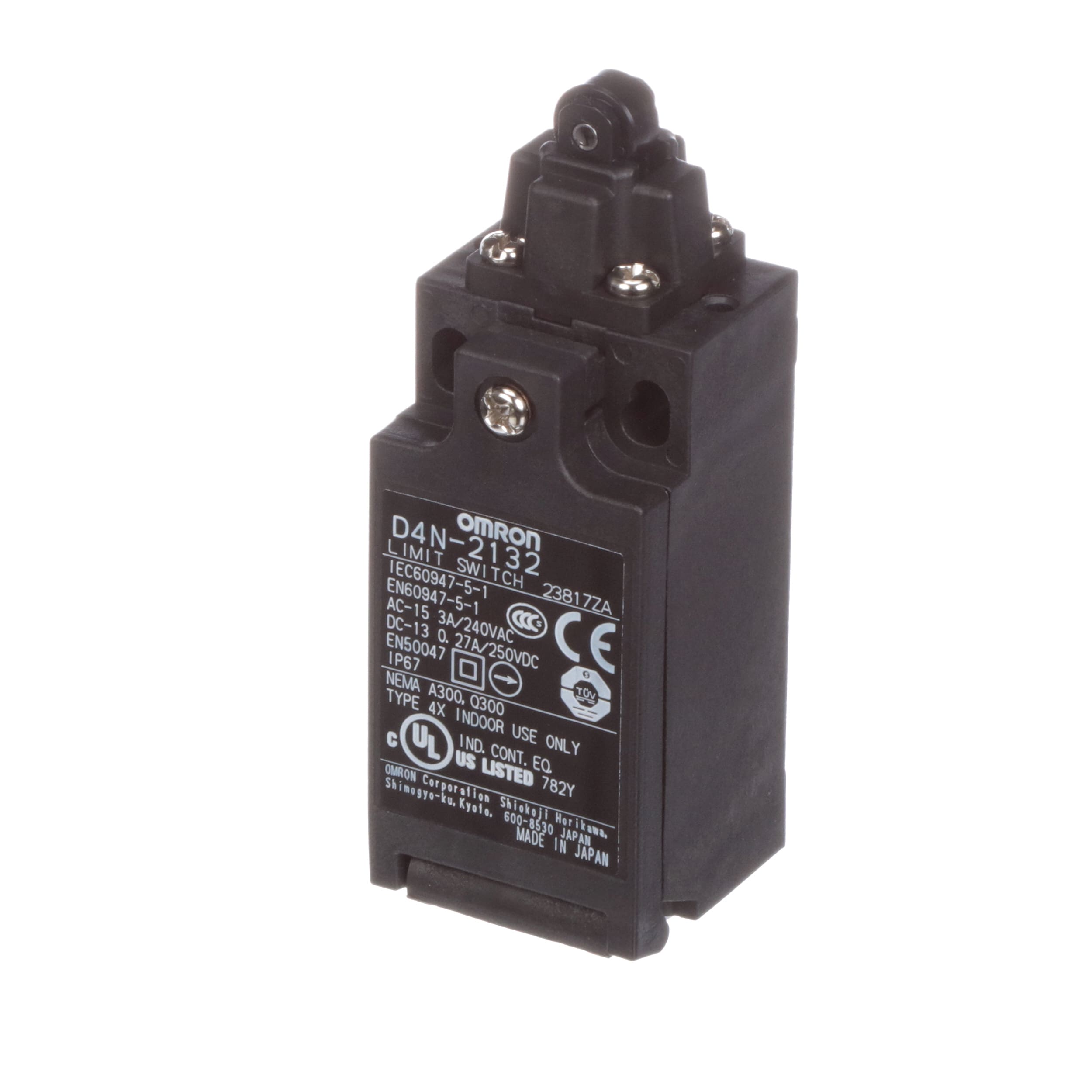 OMRON ELECTRONICS - FINECORSA, PULSANTE CON ROTELLA SUPERIOR