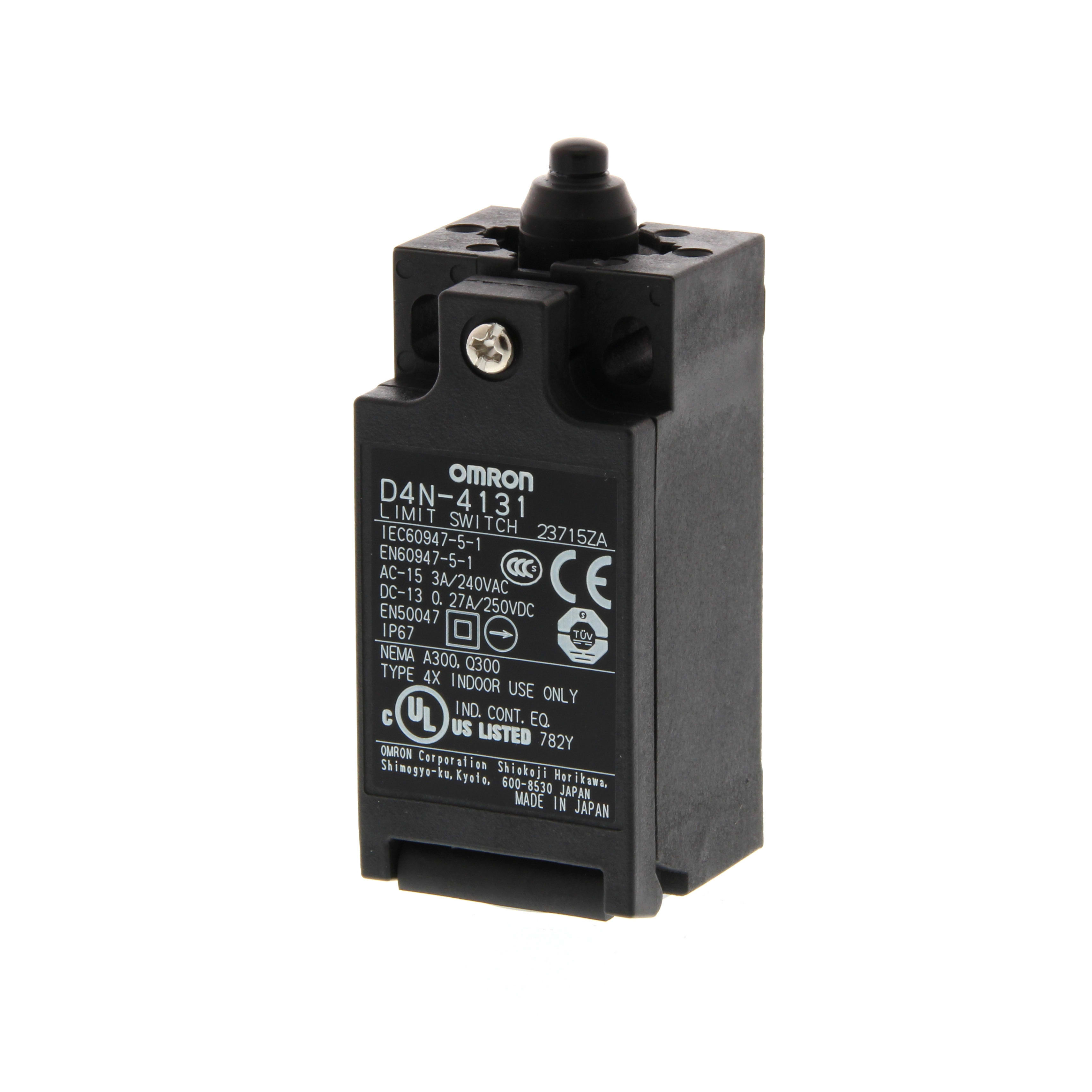 OMRON ELECTRONICS - Finecorsa meccanico passacavo M20 1NO+1NC scatto rapido azionamento pulsante IP67