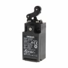 OMRON ELECTRONICS - Finecorsa meccanico, passacavo M20, 1NO+1NC azione lenta, leva con braccio e rotella orizzontale unidirezionale, IP67.