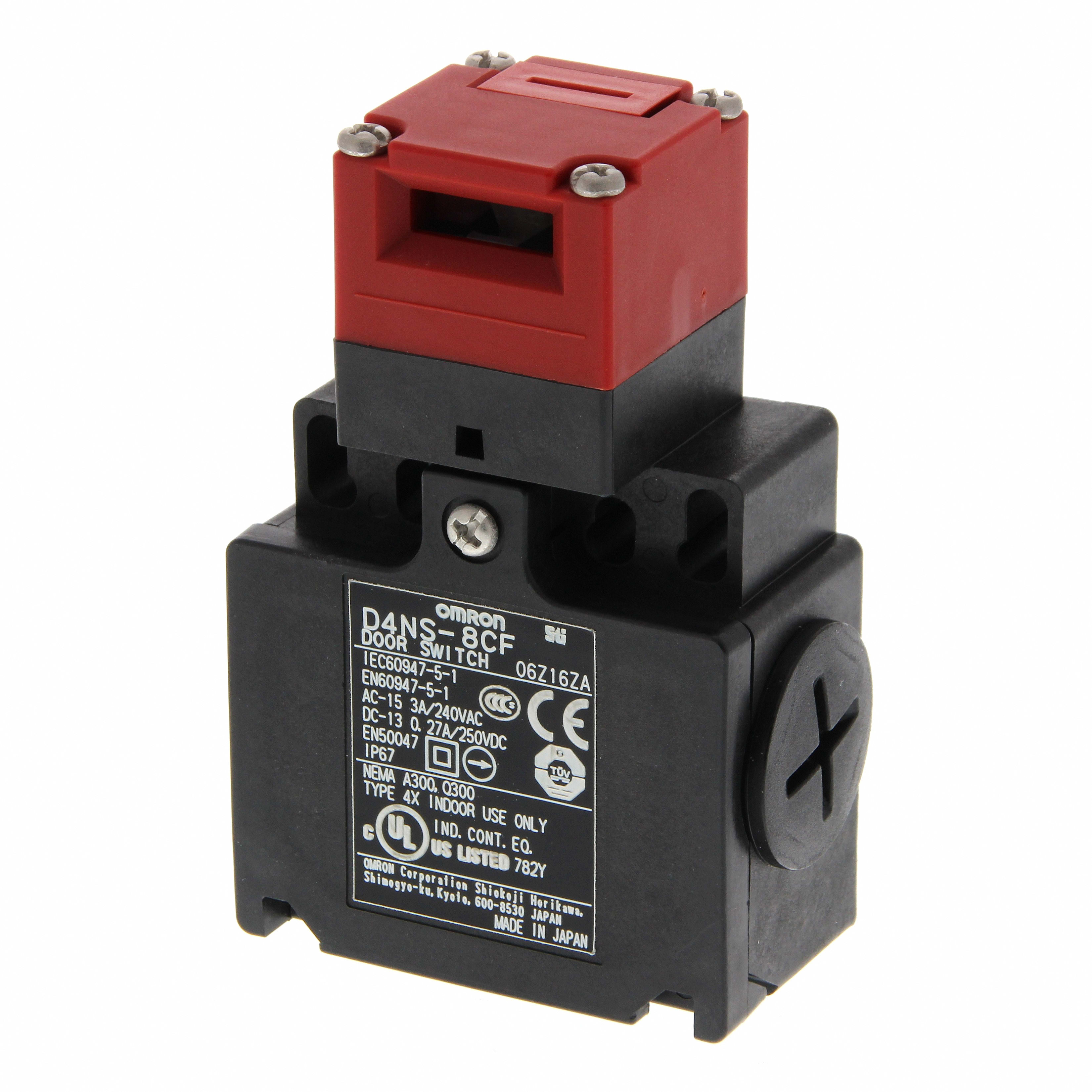 OMRON ELECTRONICS - Finecorsa a chiave 2 passacavi M20 2NC+1NO azione lenta IP67