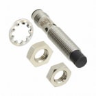 OMRON ELECTRONICS - Proxy induttivo E2B M8 4 mm PNP NA conn M8 sensore corto E2BS08 inox M8 non schermato distanza 4 mm Vdc PNP NA connettore M8.