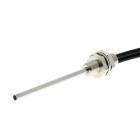 OMRON ELECTRONICS - sensore reflex m6 tubetto inox 4 cm fibra ottica diffusa testa diametro 2,5 mm manicotto pieghevole fibra standard r25 cavo 2 m