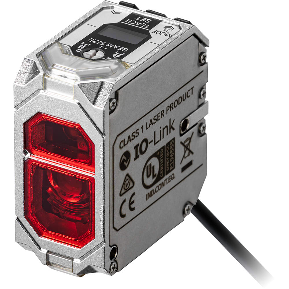 OMRON ELECTRONICS - Sensore laser, 6000 mm, NPN, cavo di 2 m.