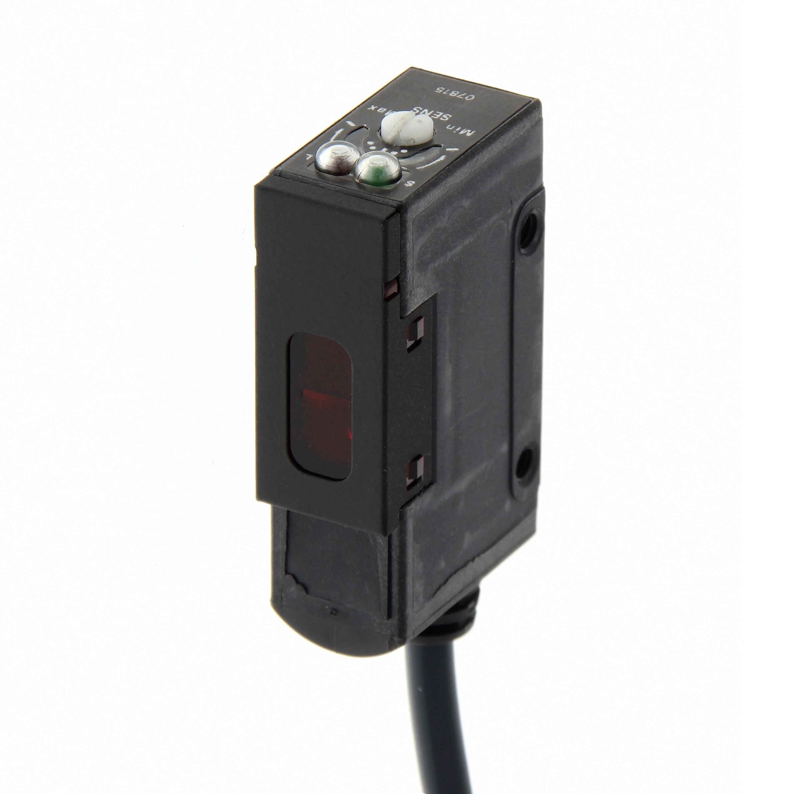 OMRON ELECTRONICS - sensore fotoelettrico miniatura cc radiali riflessione polarizzata 2 m npn impulso luce/buio cavo 2 m