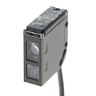 OMRON ELECTRONICS - Sensore E3SC BGS 0.5m PNP/NPN cavo 2m fotoelettrico E3SCL22 miniatura metallo soppressione sfondo 50cm uscite NPN/PNP impulso-luce/buio.