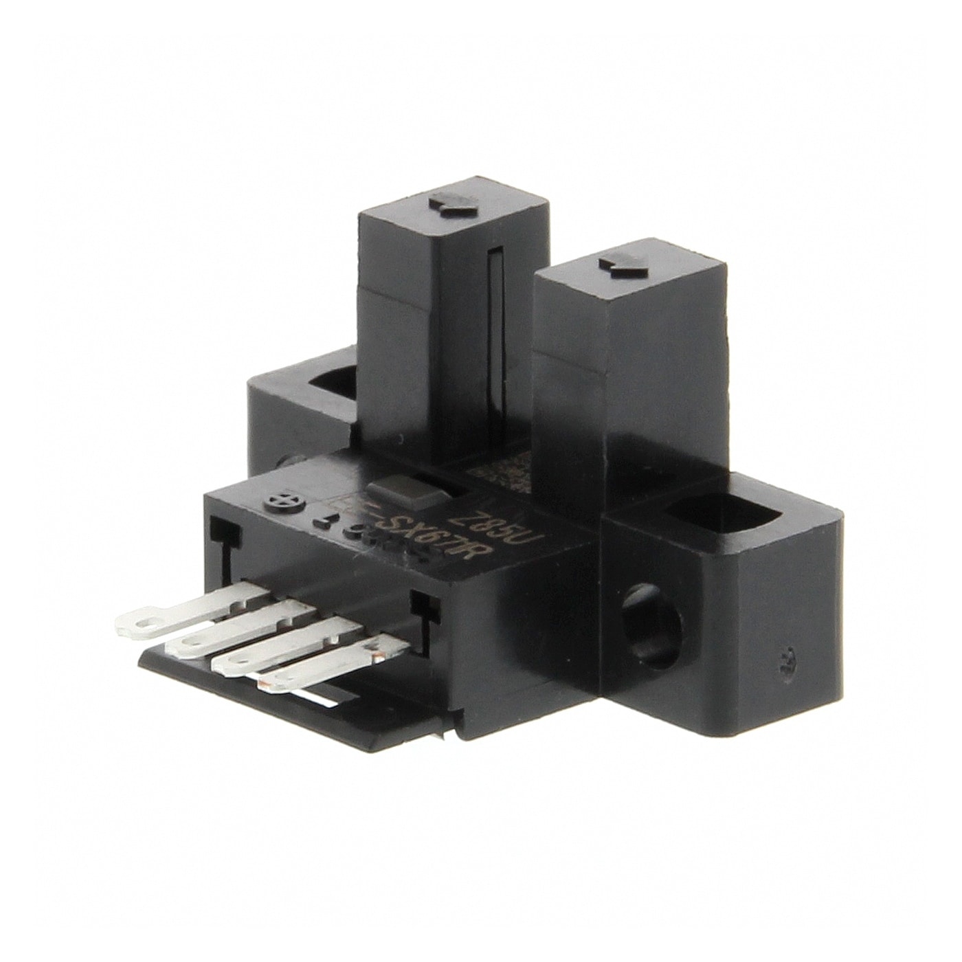 OMRON ELECTRONICS - sensore pms ampl forcella 5 mm pnp led impulso luce buio terminali saldare connettore amplificati formato l
