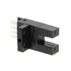OMRON ELECTRONICS - Sensore amplificato a forcella 5 mm, montaggio ravvicinato, NPN impulso luce/buio, terminali a saldare o per connettore.