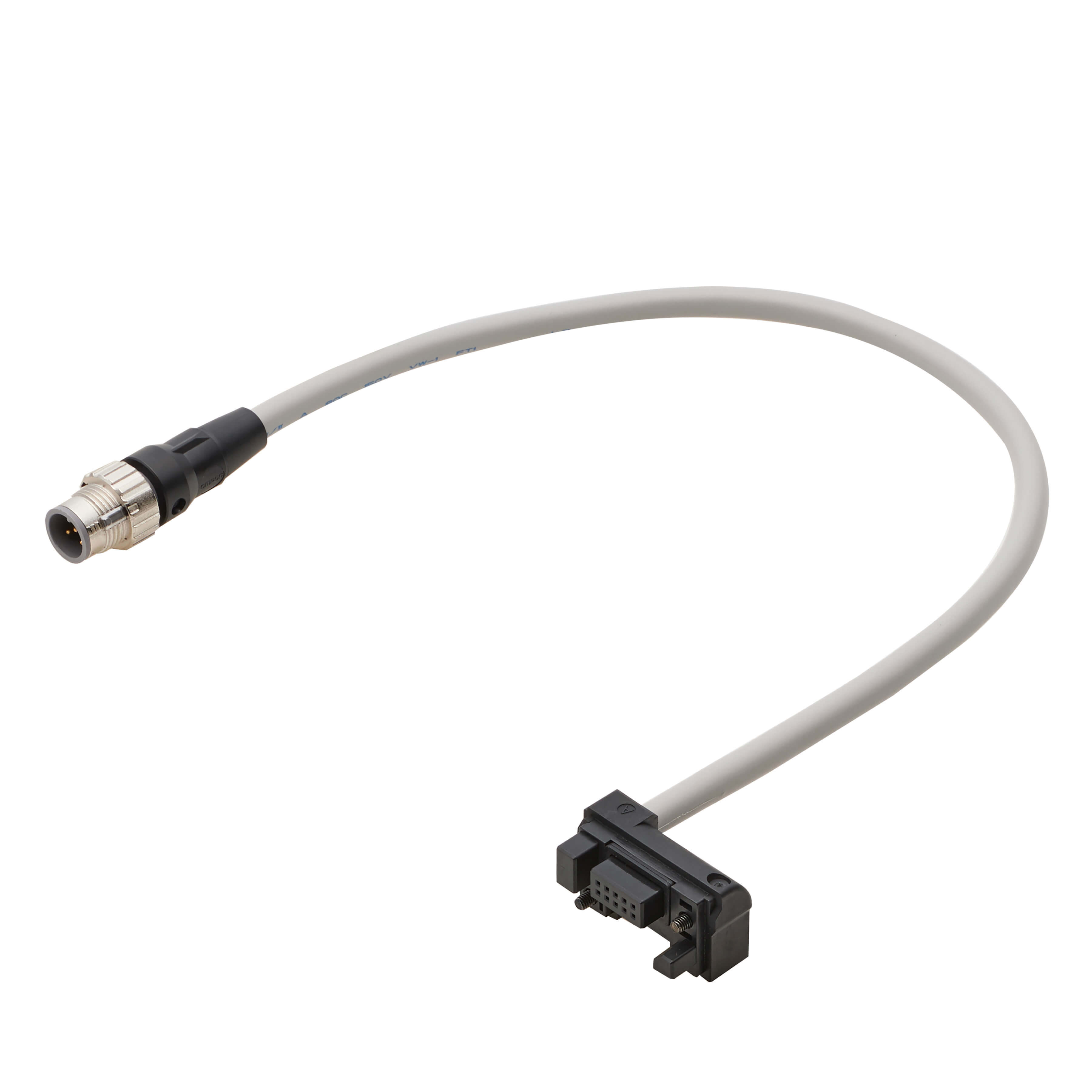 OMRON ELECTRONICS - Cavo emettitore grigio da connettore F3SG-SR/PG a M12, lunghezza 0,3 m, Access F3SG-SR PG Cavo TX conn a M12 0,3 m.