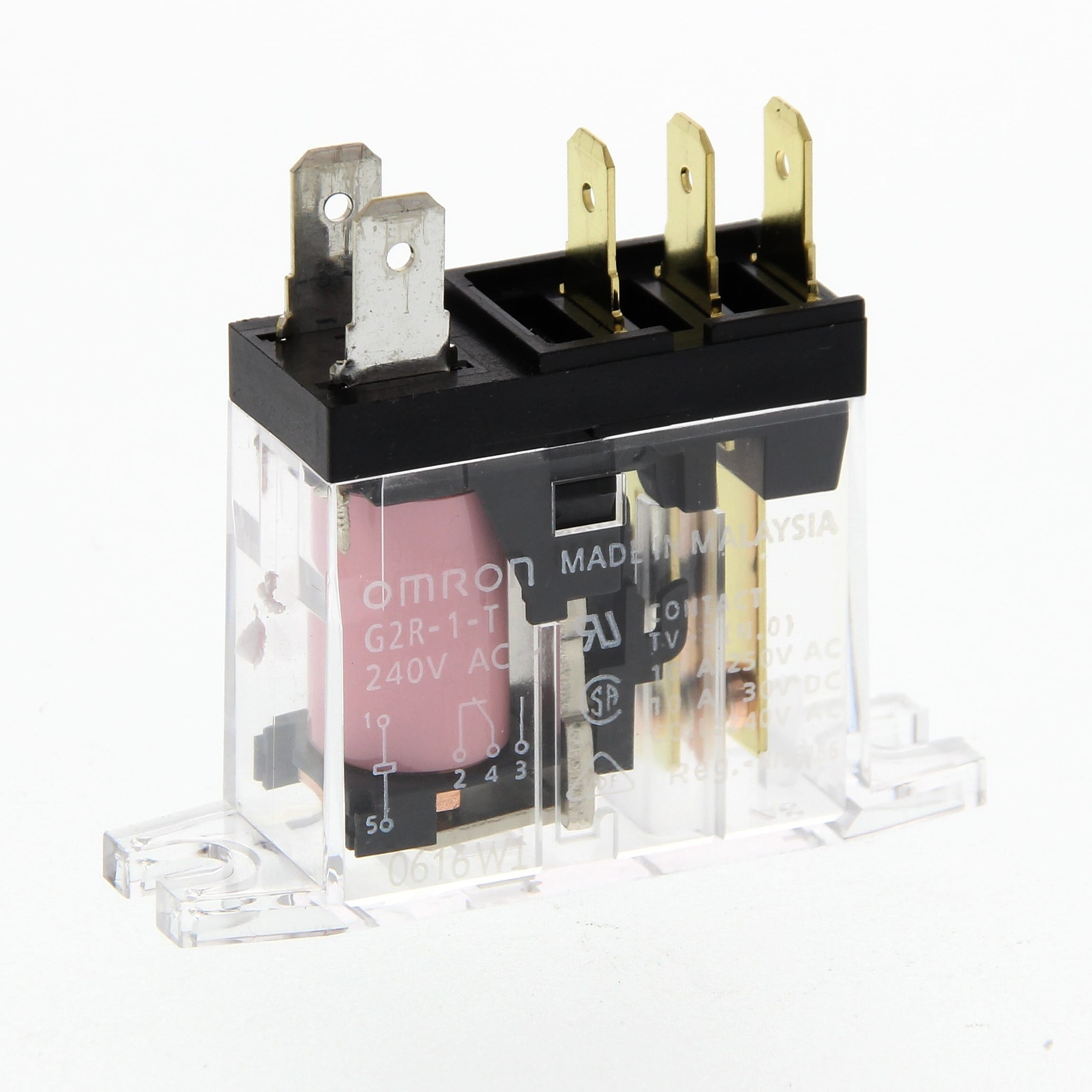 OMRON ELECTRONICS - rele verticale 1 contatto in scambio 10 a 250 v terminali fast-on
