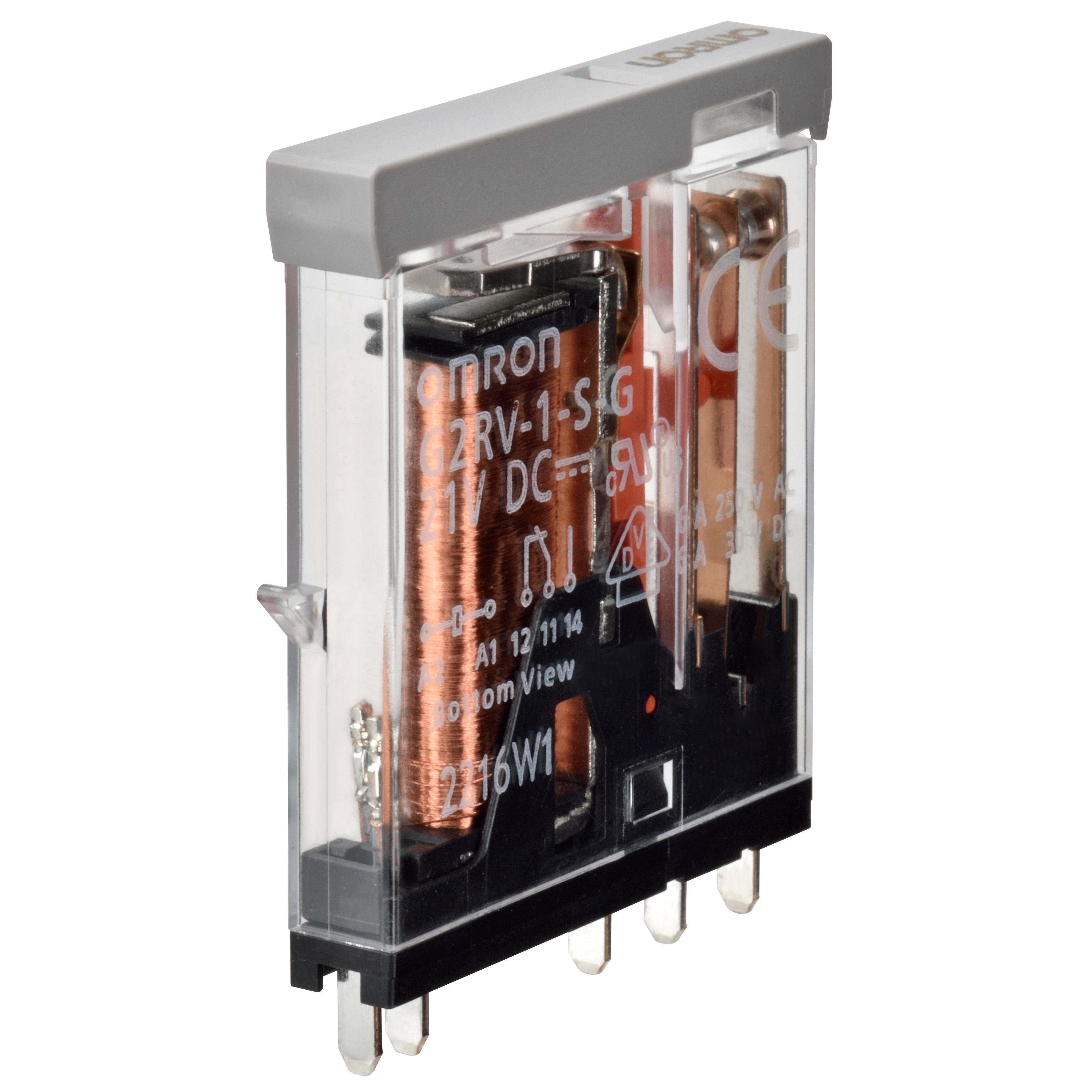 OMRON ELECTRONICS - Relè slim di ricambio per G2RV-ST, SPDT, 6A