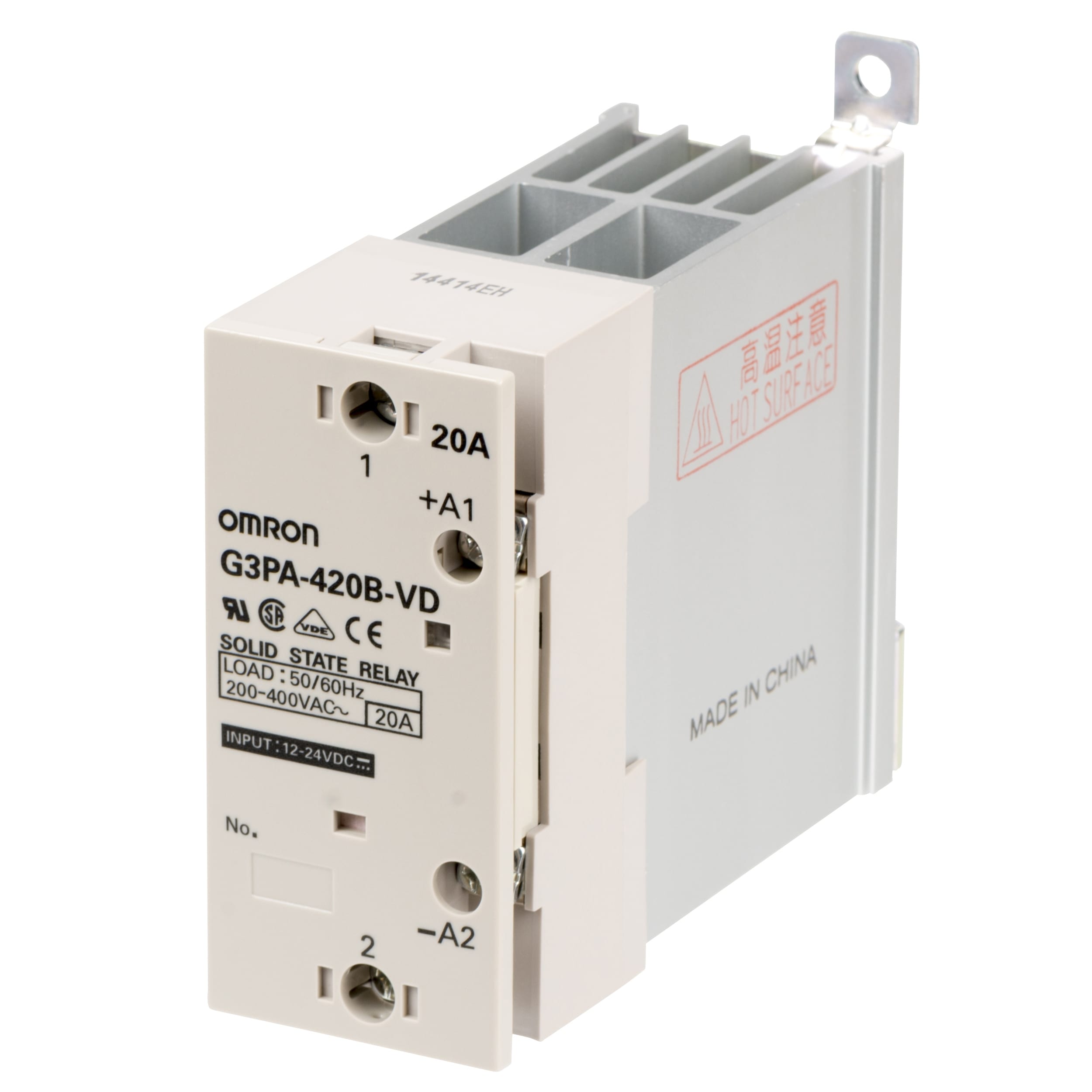 OMRON ELECTRONICS - relè statici monofase 20 A 180-400 Vc.a. carico 20 A 180-400 Vc.a.