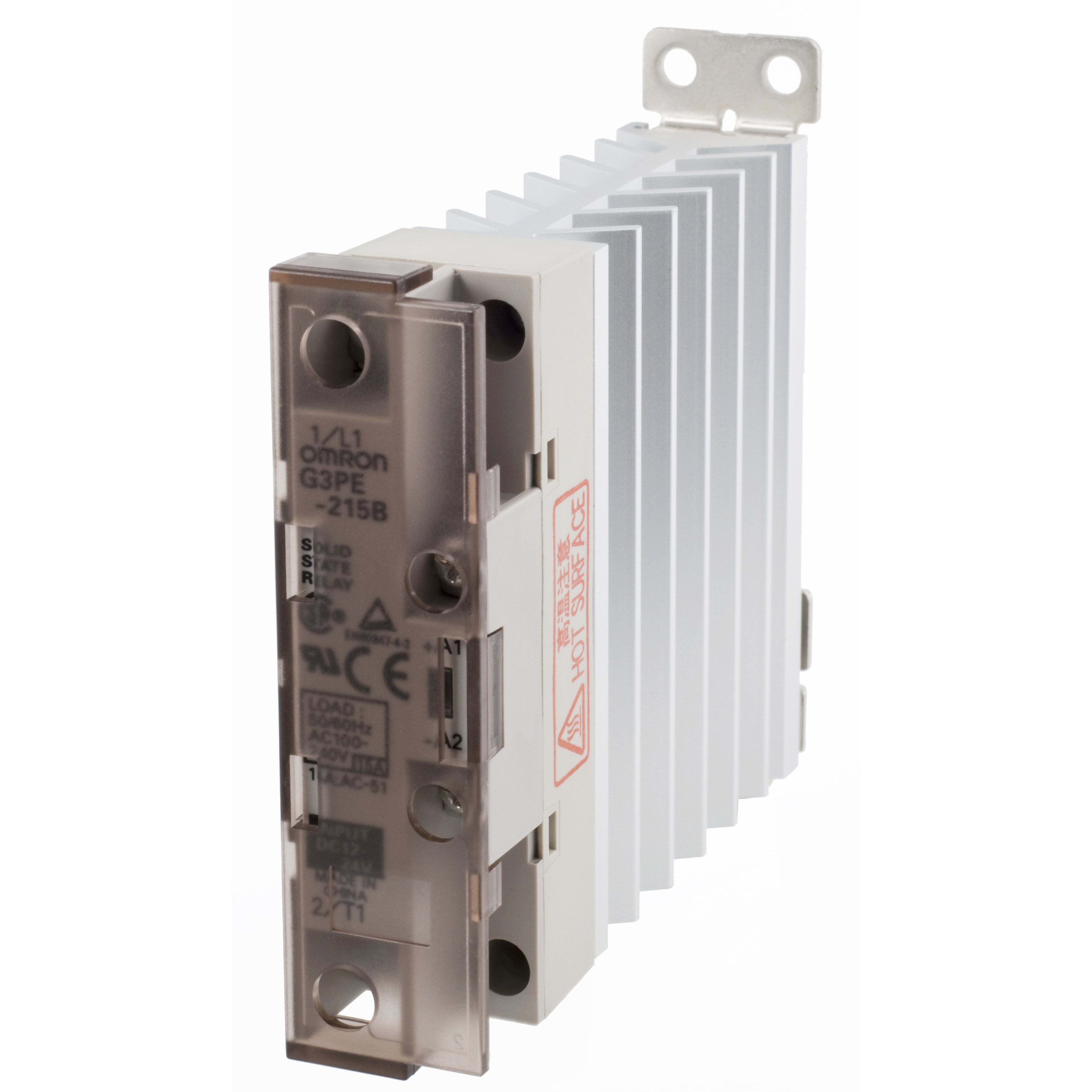 OMRON ELECTRONICS - SSR monofase G3PE, carico: 15A/100...240Vca