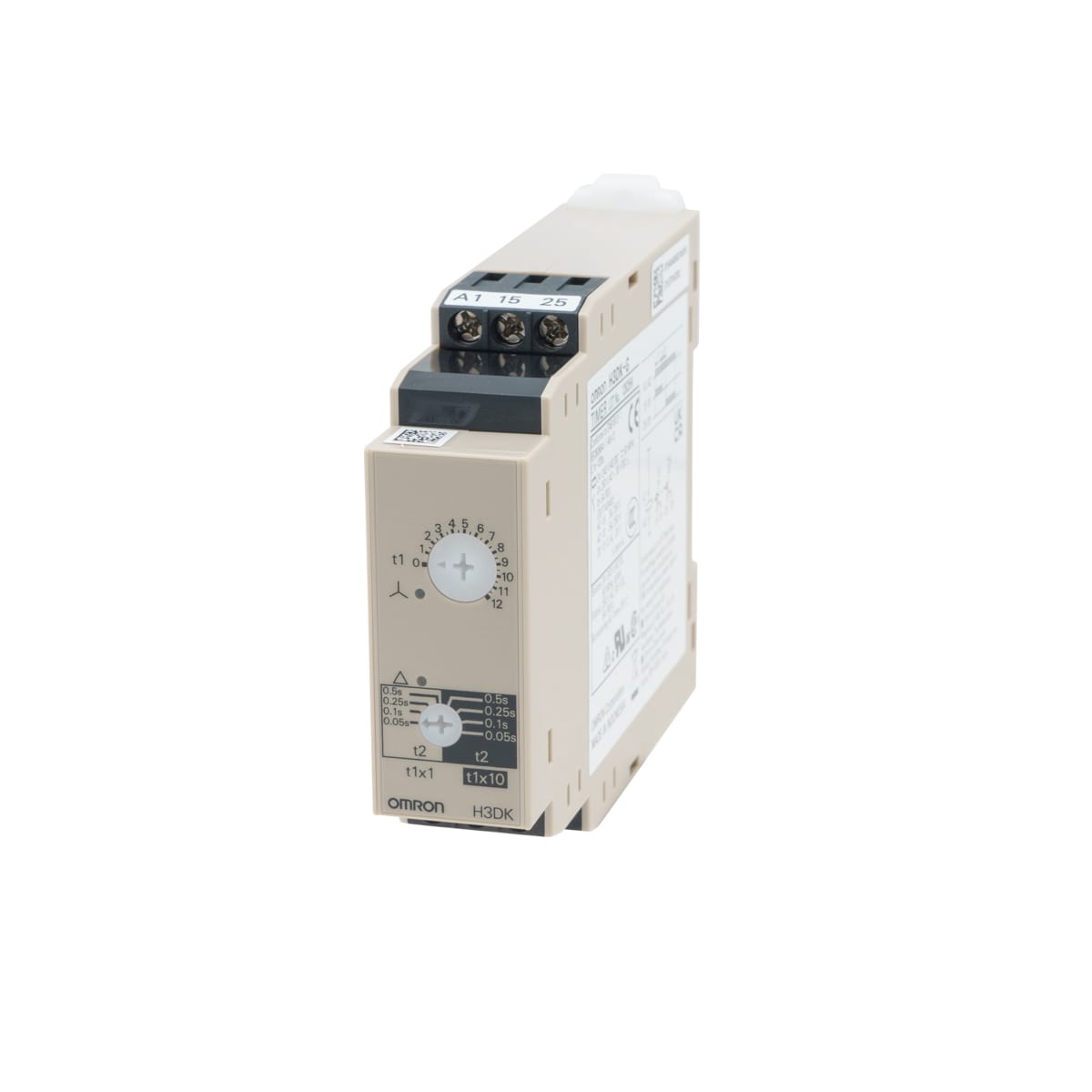 OMRON ELECTRONICS - timer analogici h3dkg acdc 24-240 din 22,5 mm multiscala avviamento stella-triangolo 2 contatti in scambio