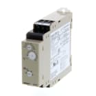 OMRON ELECTRONICS - Timer elettronico H3DK-S 22,5mm multiscala multifunzione multitensione 1 uscita SPDT ritardata guida DIN.