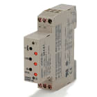 OMRON ELECTRONICS - Timer DIN 17,5 mm multiscala multifunzionale 4 modi multitensione 1 contatto ritardato in scambio.