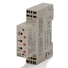 OMRON ELECTRONICS - Timer DIN 17,5 mm multiscala multifunzione 4 modi multitensione 1 contatto ritardato in scambio terminali a molla.