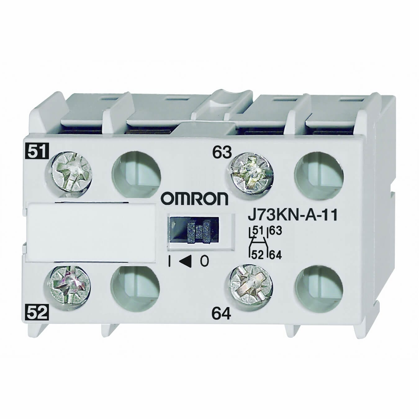 OMRON ELECTRONICS - teleruttore- Cont Aus1NA+1NC Front xJ7KNAAR