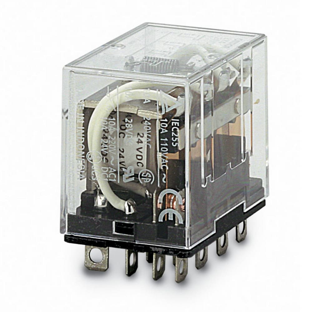 OMRON ELECTRONICS - rele-4 spdt 10 a 220 vca terminali ad innesto 4 contatti in scambio