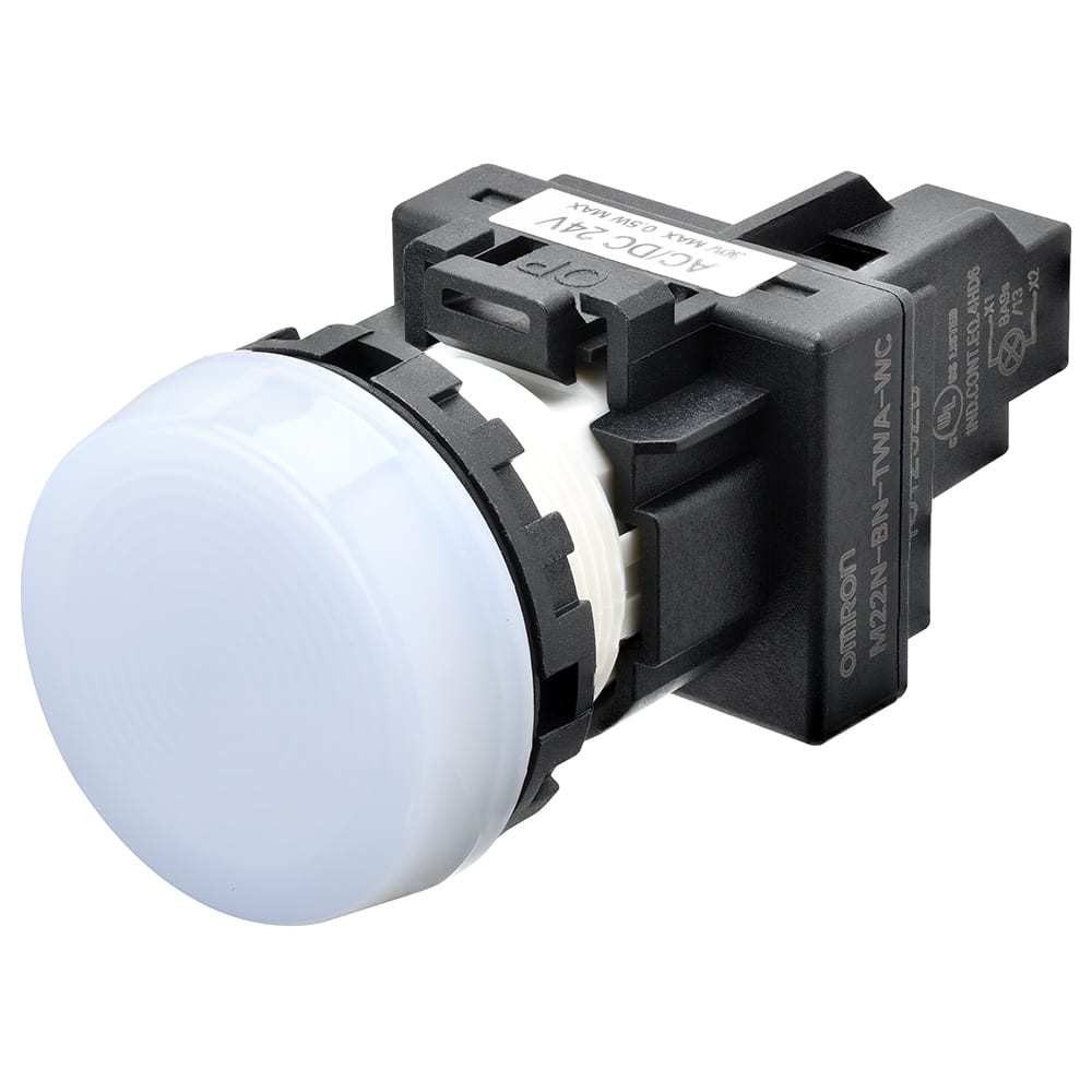 OMRON ELECTRONICS - finecorsa- Indicatore bianco. LED 24V.c.c.
