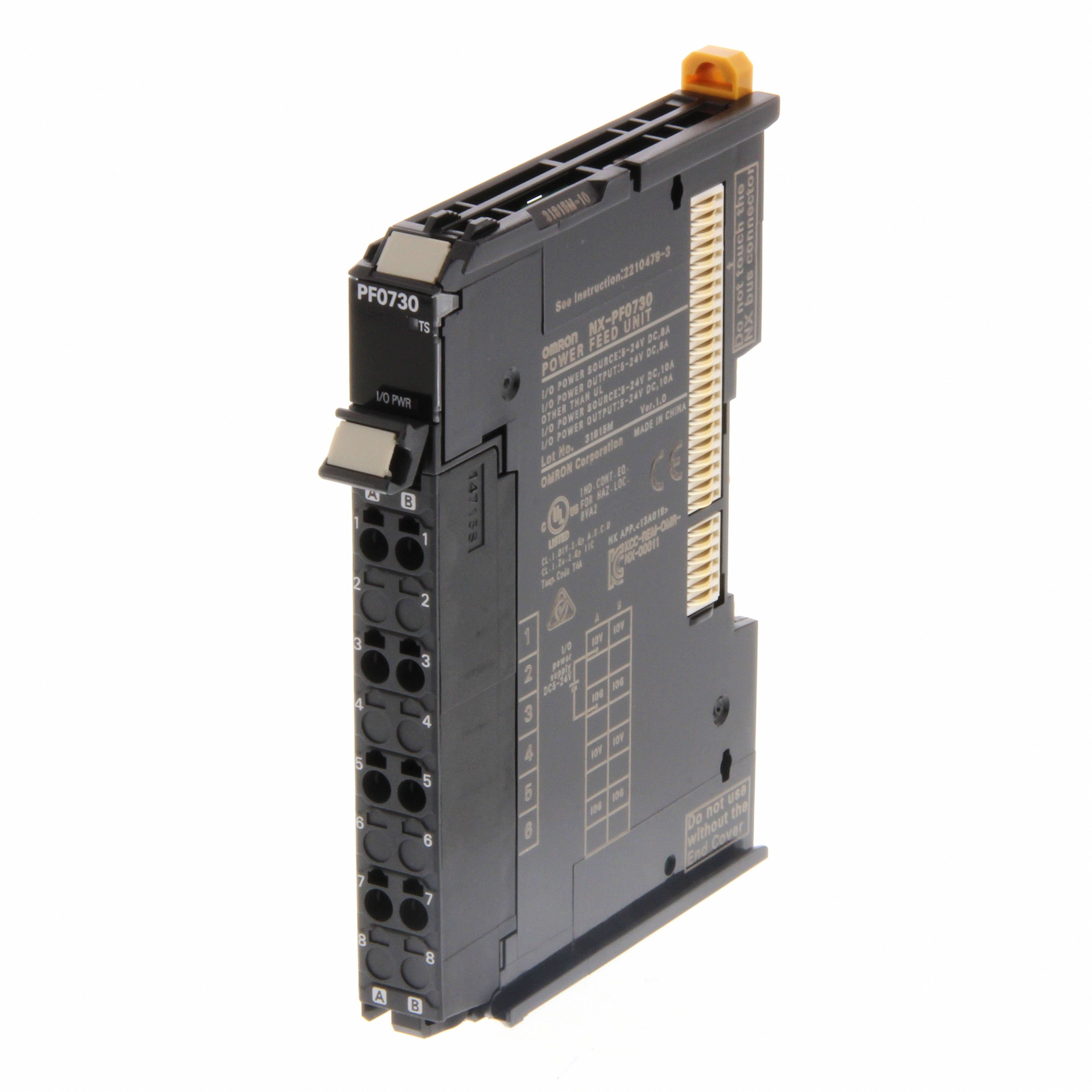 OMRON ELECTRONICS - NX-IO, Modulo Alimentaz I/O, 10A, Push-In