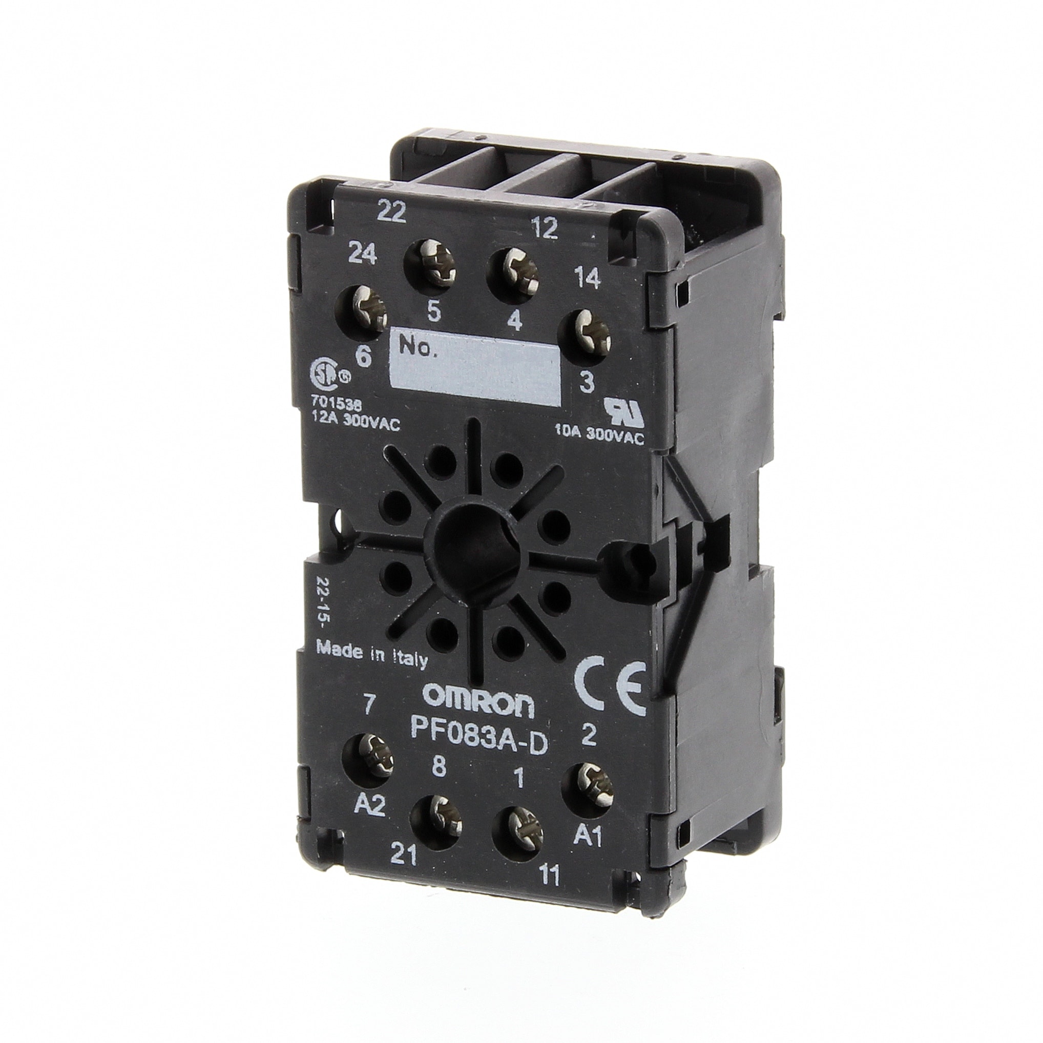 OMRON ELECTRONICS - zoccolo-OctalFrontequadrDINTermViteDIN46199