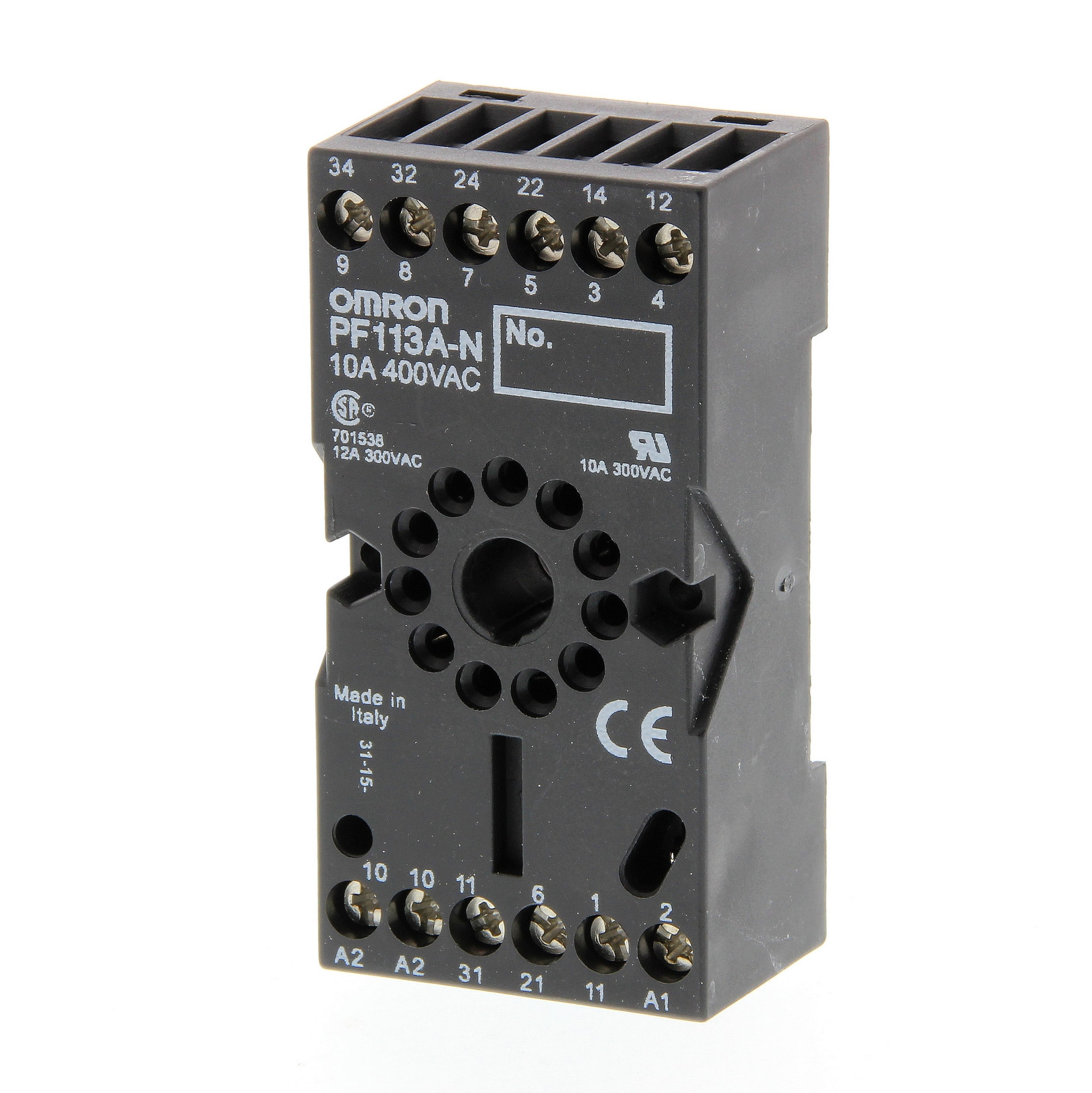 OMRON ELECTRONICS - zoccolo-UndecalFrontequadro DIN TermViteMK3