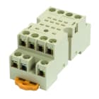 OMRON ELECTRONICS - Zoccolo PYF guida DIN terminali a vite per H3Y H3YN MY4 G3F(D) montaggio guida DIN.