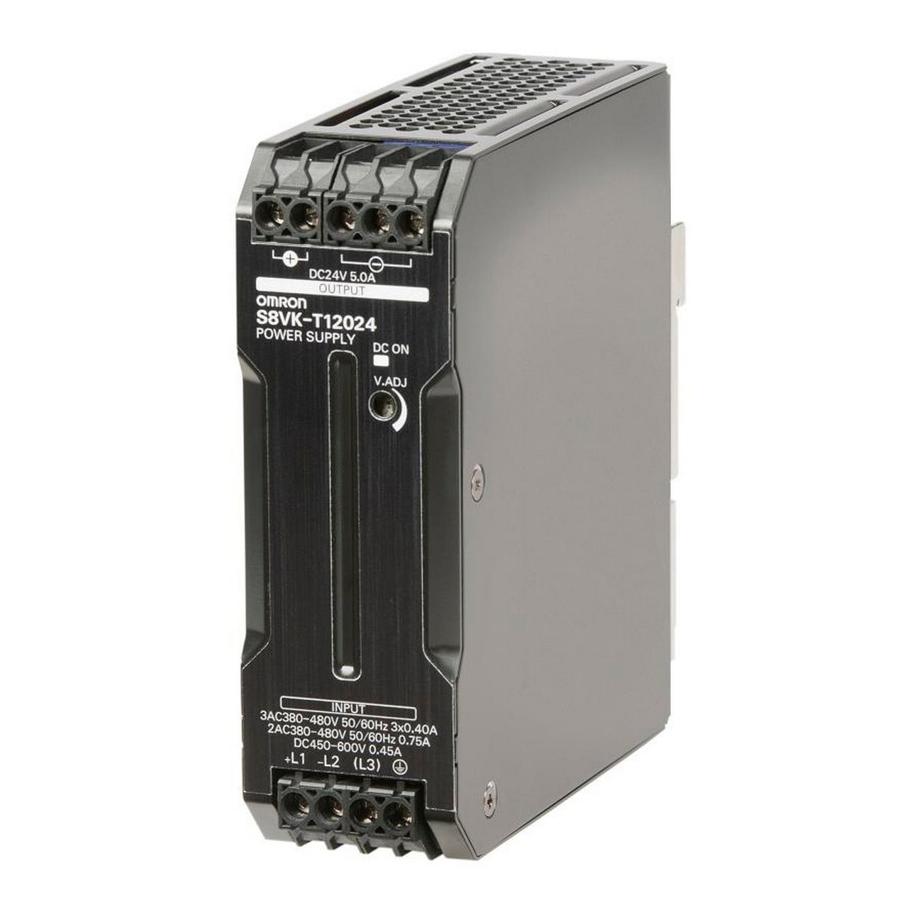 OMRON ELECTRONICS - Alim. S8VK-T trifase 120W, 24V, 5A, Clas.B