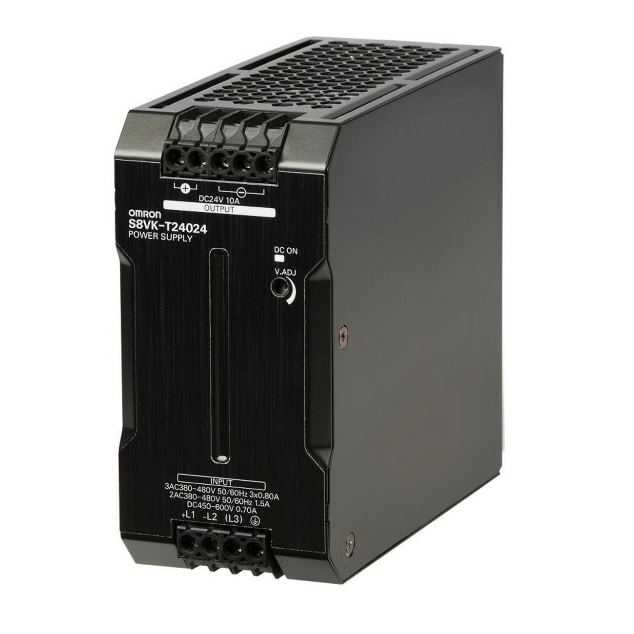 OMRON ELECTRONICS - Alim. S8VK-T trifase 240W, 24V, 10A, Clas.B
