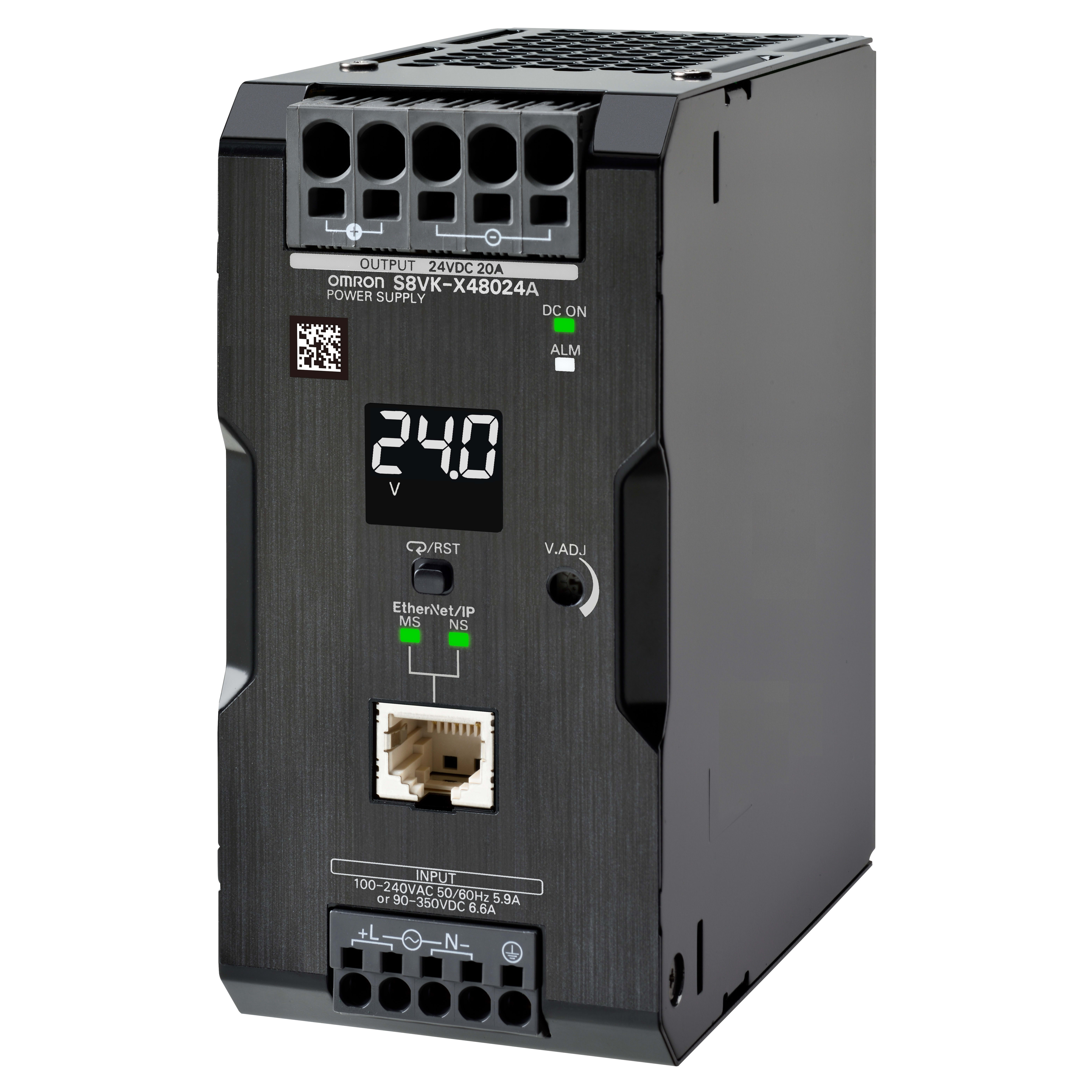OMRON ELECTRONICS - Alimentatore a libro. 480 W. 24 VDC. 20 A.