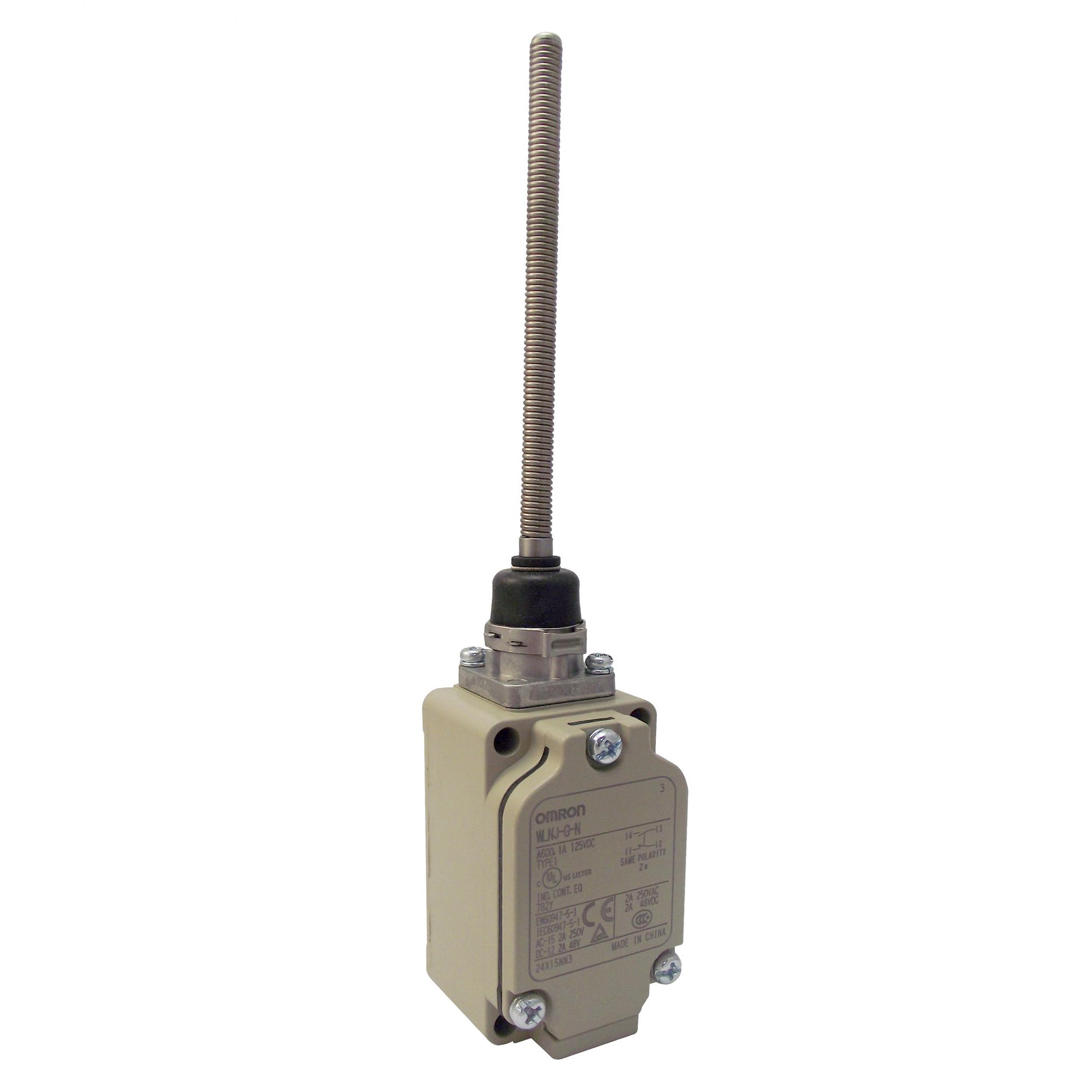 OMRON ELECTRONICS - FinecorsaWL-N,NA+NC,leva spiral,PG13,5,IP67